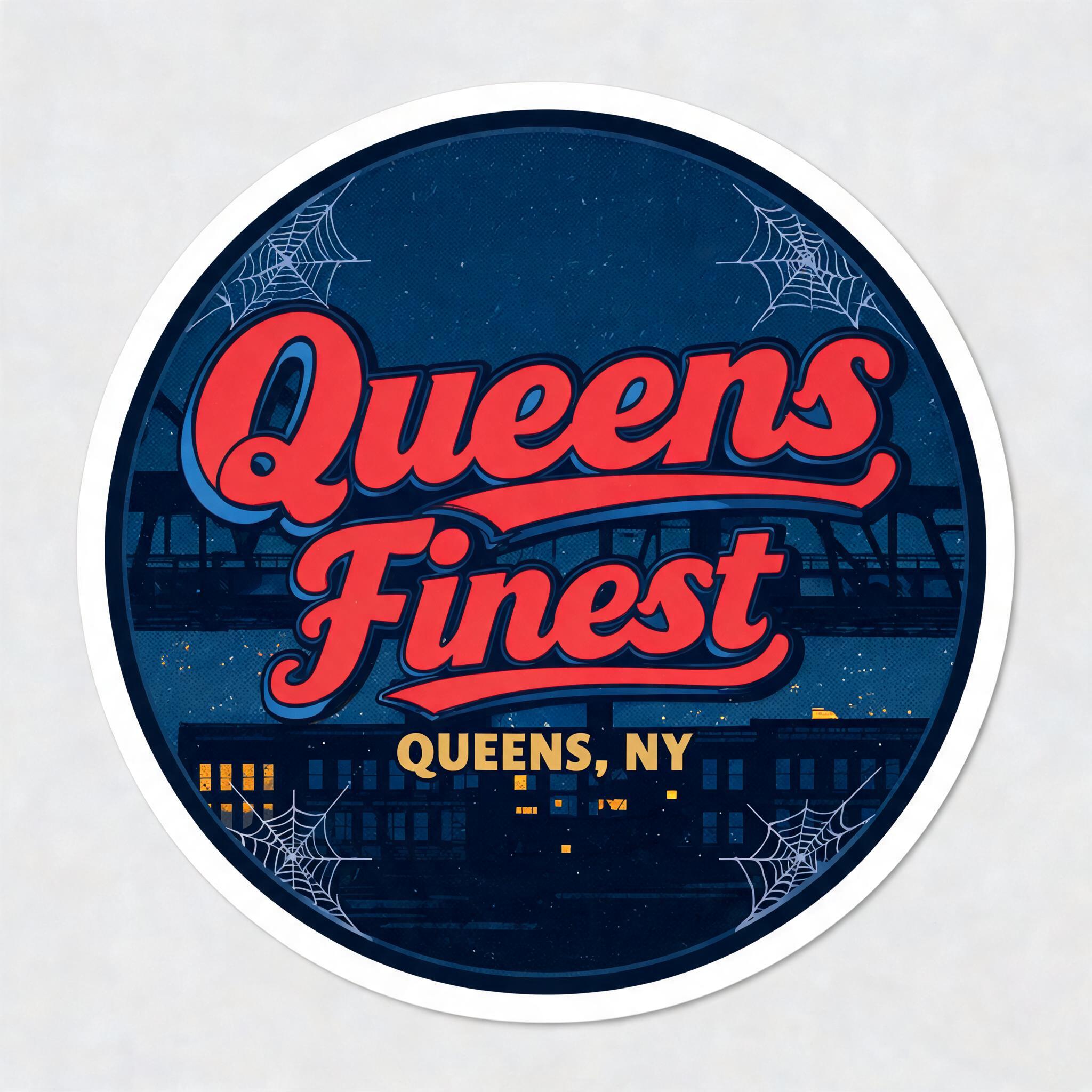 "Queens Finest
QUEENS, NY" — Spider Hero | AI Text Effect Generator
