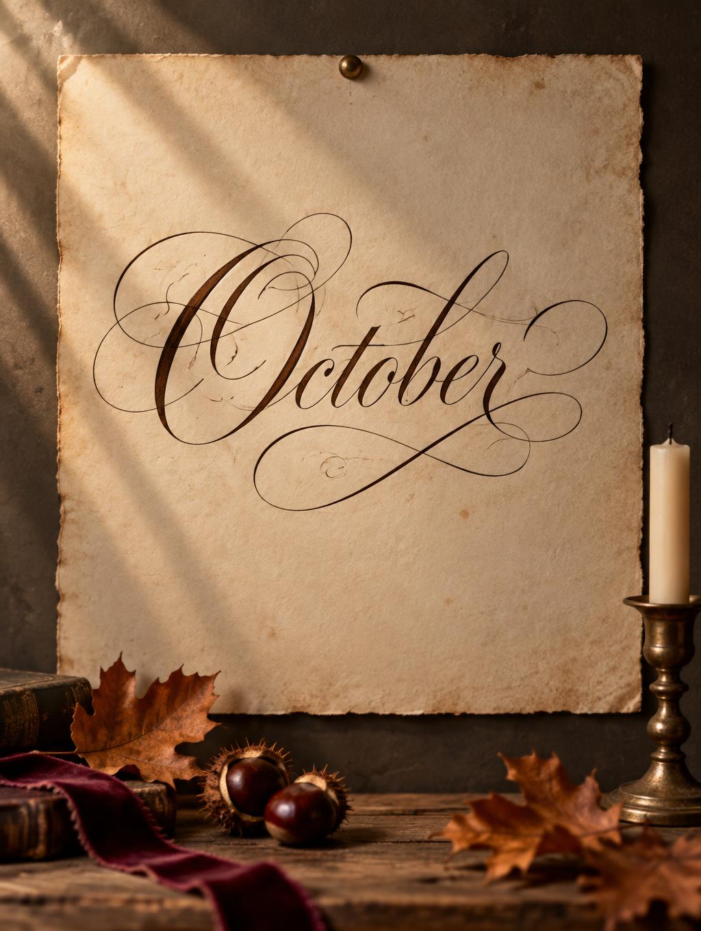 October — AI Text Design | FontVibe