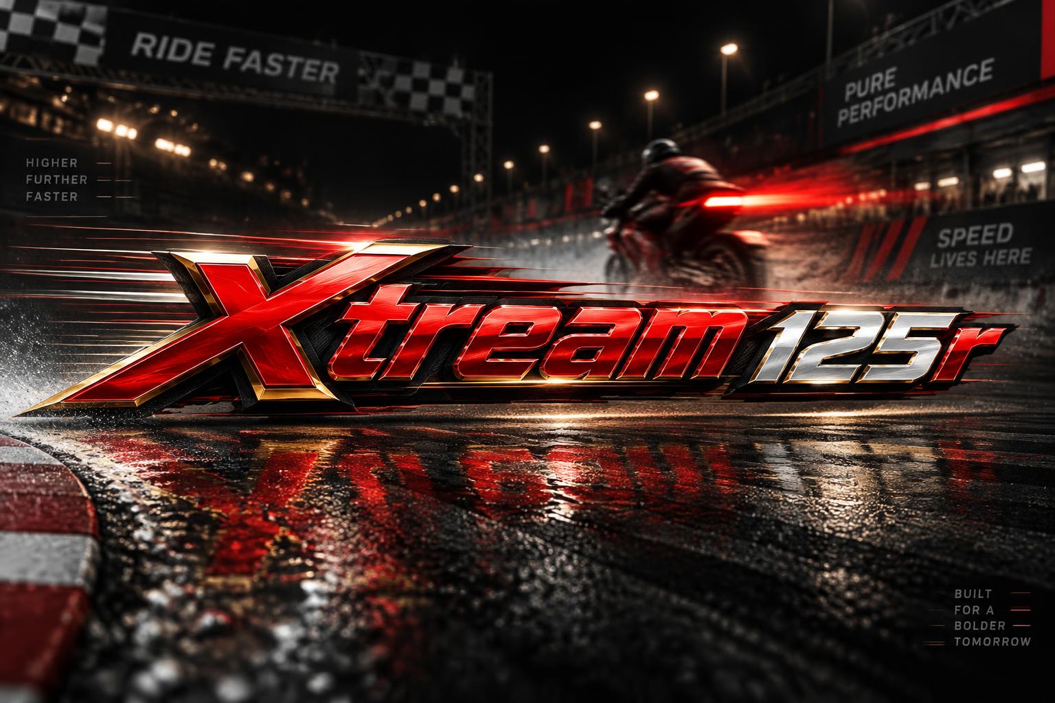 "Xtream 125r" — Racing | AI Text Effect Generator