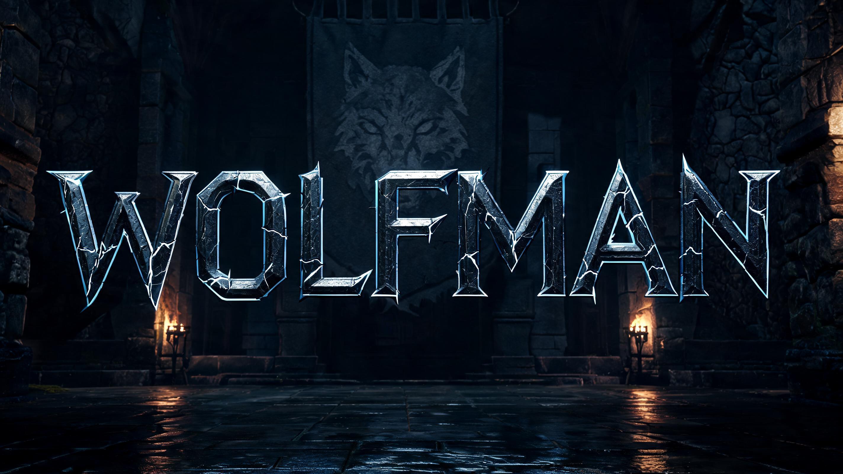 "WOLFMAN" — Viking Runic | AI Text Effect Generator