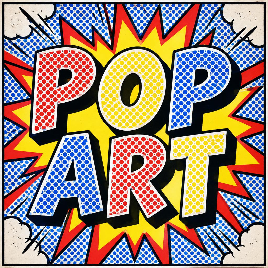 "POP ART" — Pop Art | AI Text Effect Generator