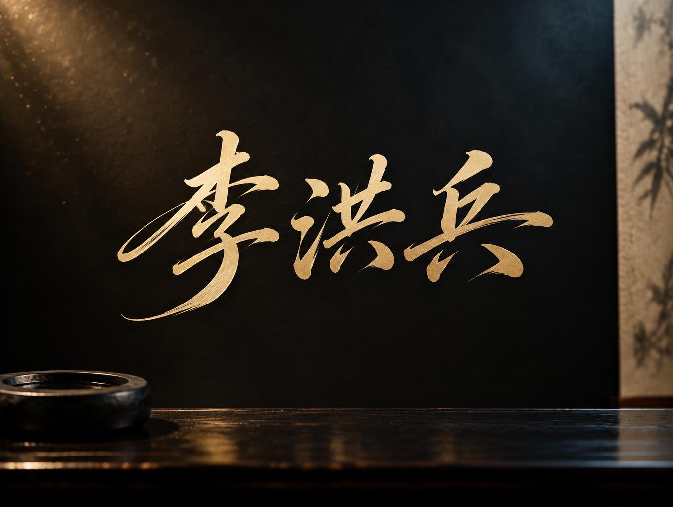 "李洪兵" —  | AI Text Effect Generator