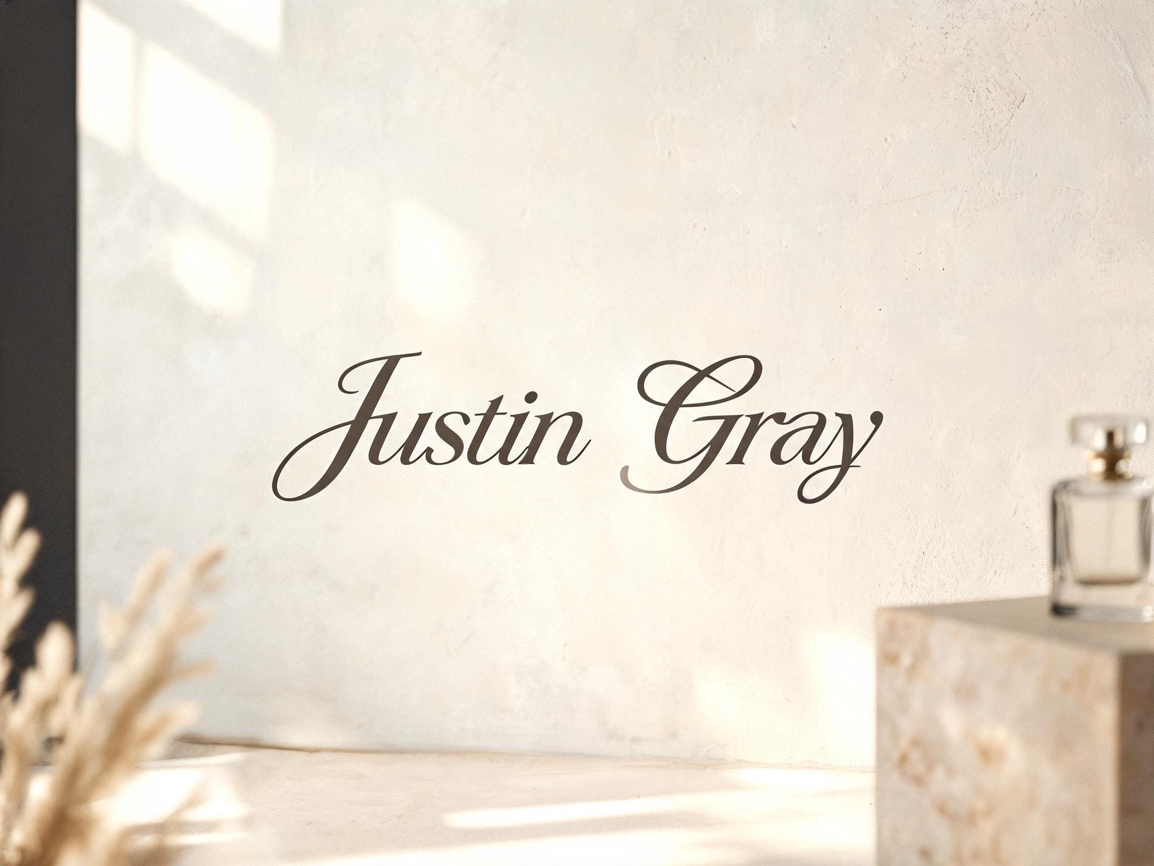 "Justin  Gray" —  | AI Text Effect Generator