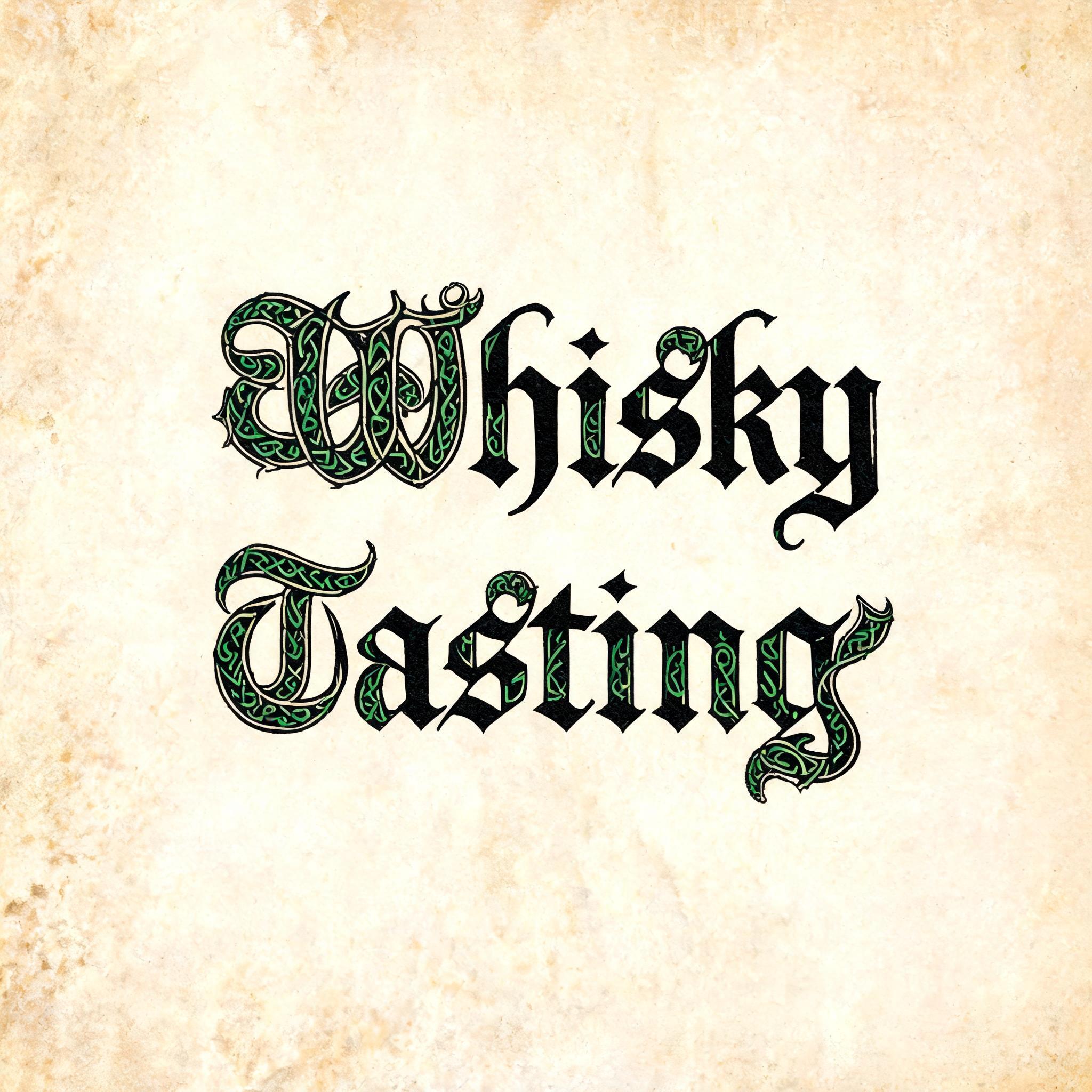 "Whisky Tasting" — Gothic Font | AI Text Effect Generator