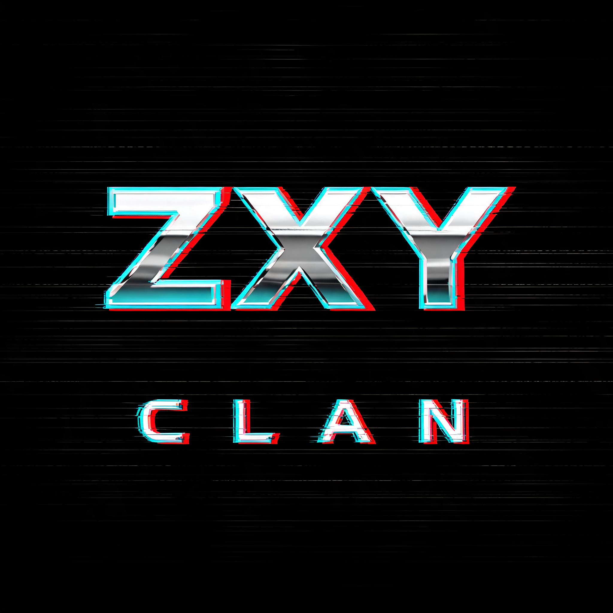 "ZXY CLAN" — Glitch | AI Text Effect Generator