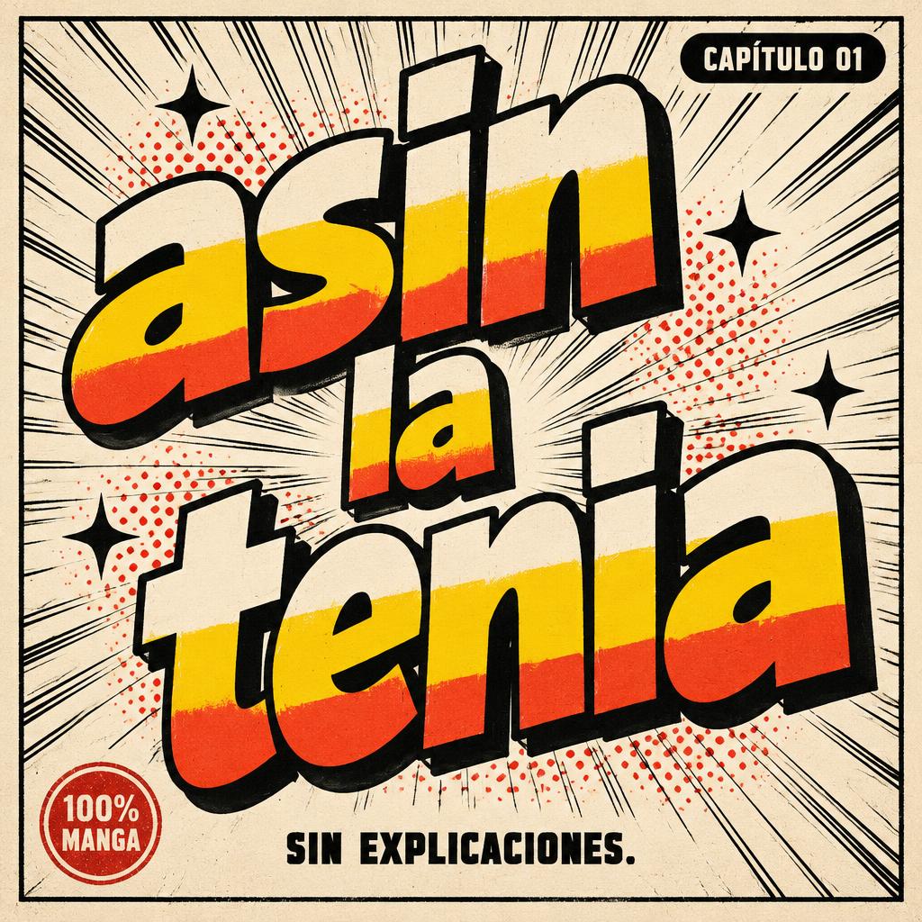 "asin
la
tenia
CAPÍTULO 01
SIN EXPLICACIONES.
100% MANGA" — Anime | AI Text Effect Generator