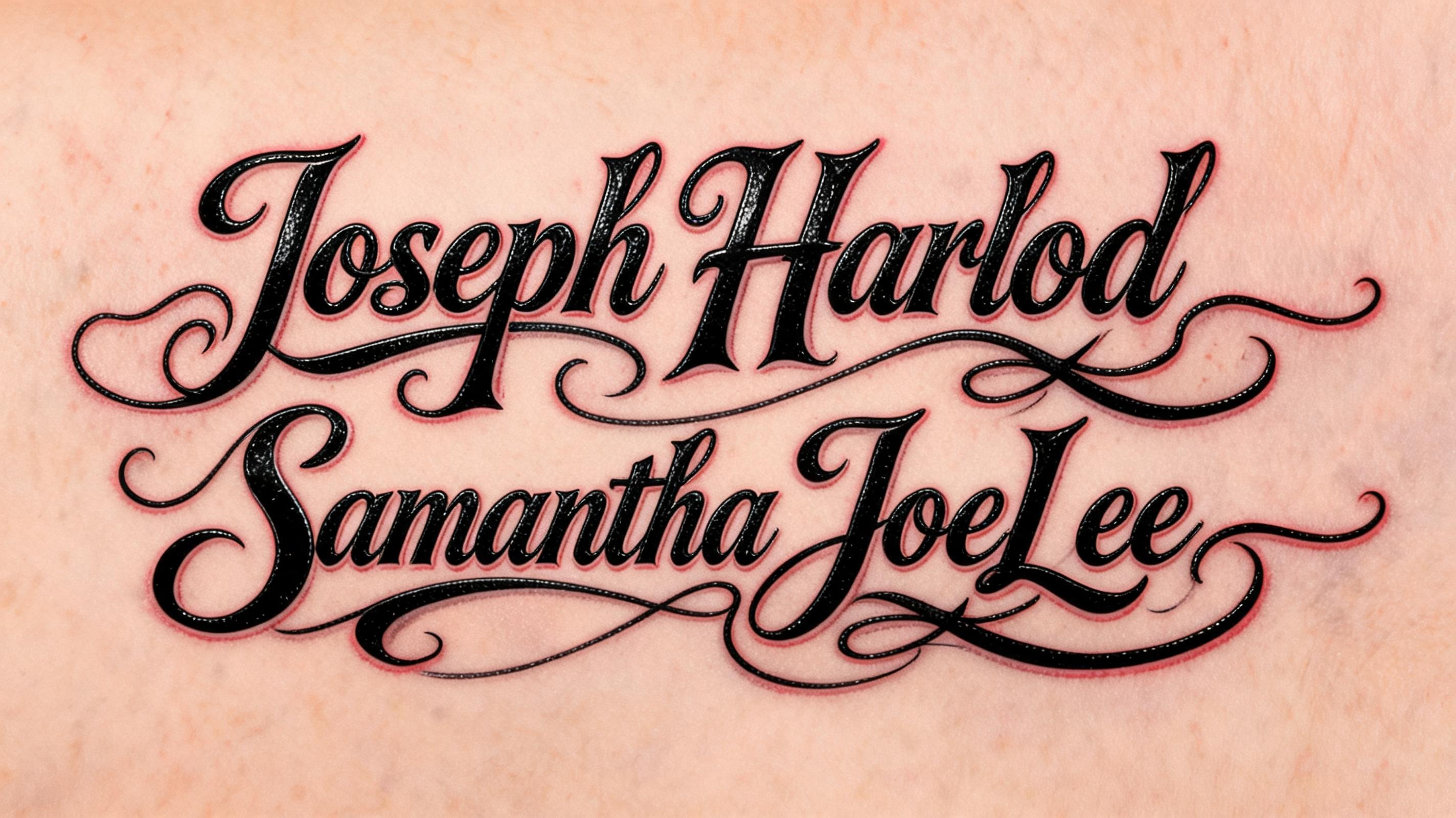 "Joseph Harold   Samantha JoeLee" — Chicano | AI Text Effect Generator
