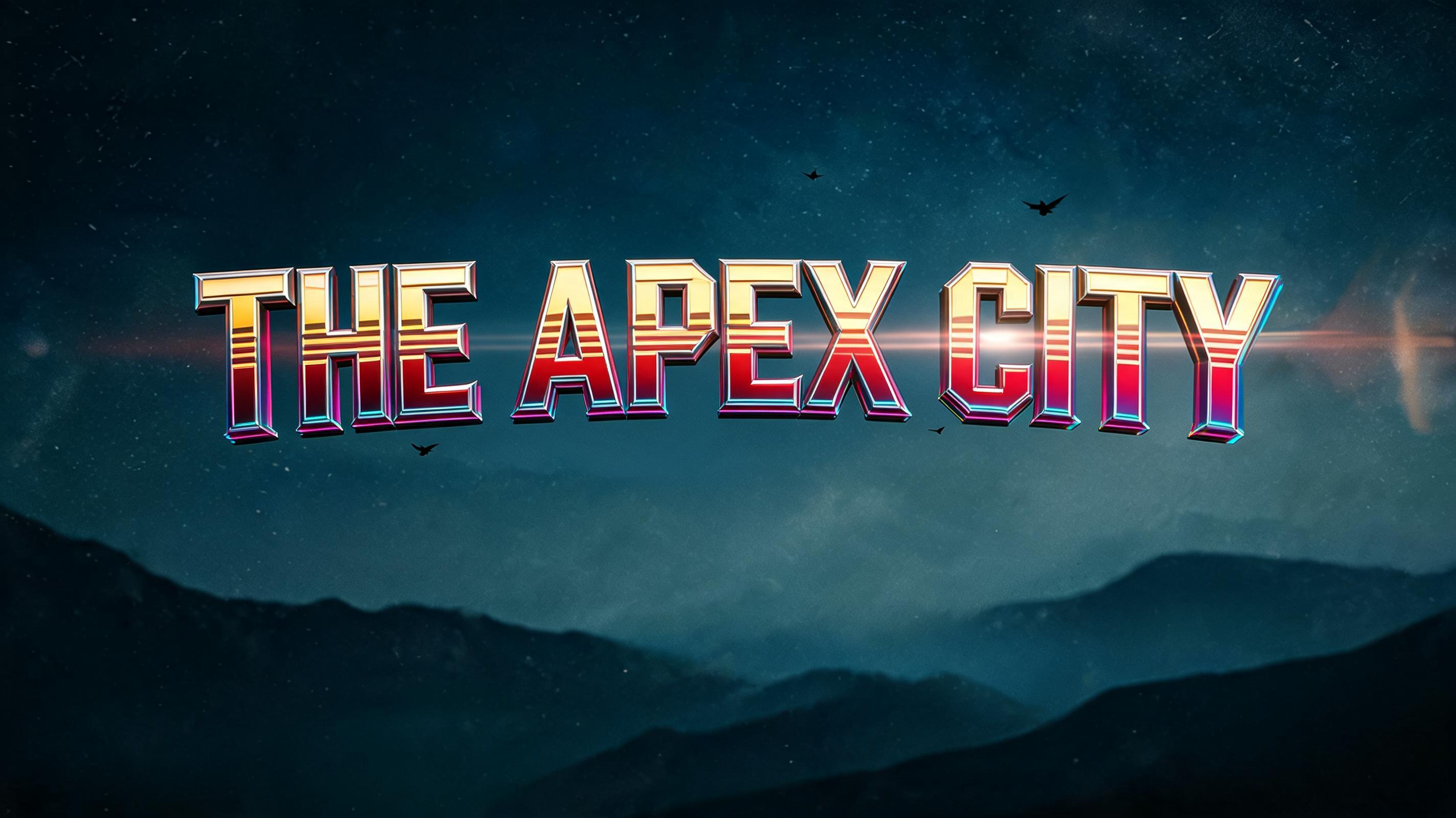 "THE APEX CITY" — Cyberpunk 2077 | AI Text Effect Generator
