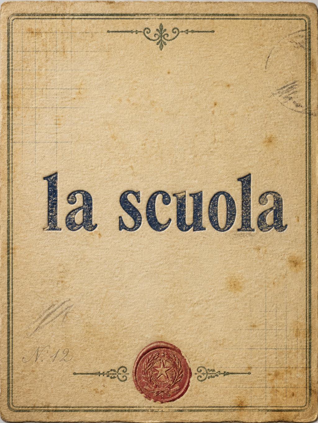 "la scuola" — Vintage | AI Text Effect Generator