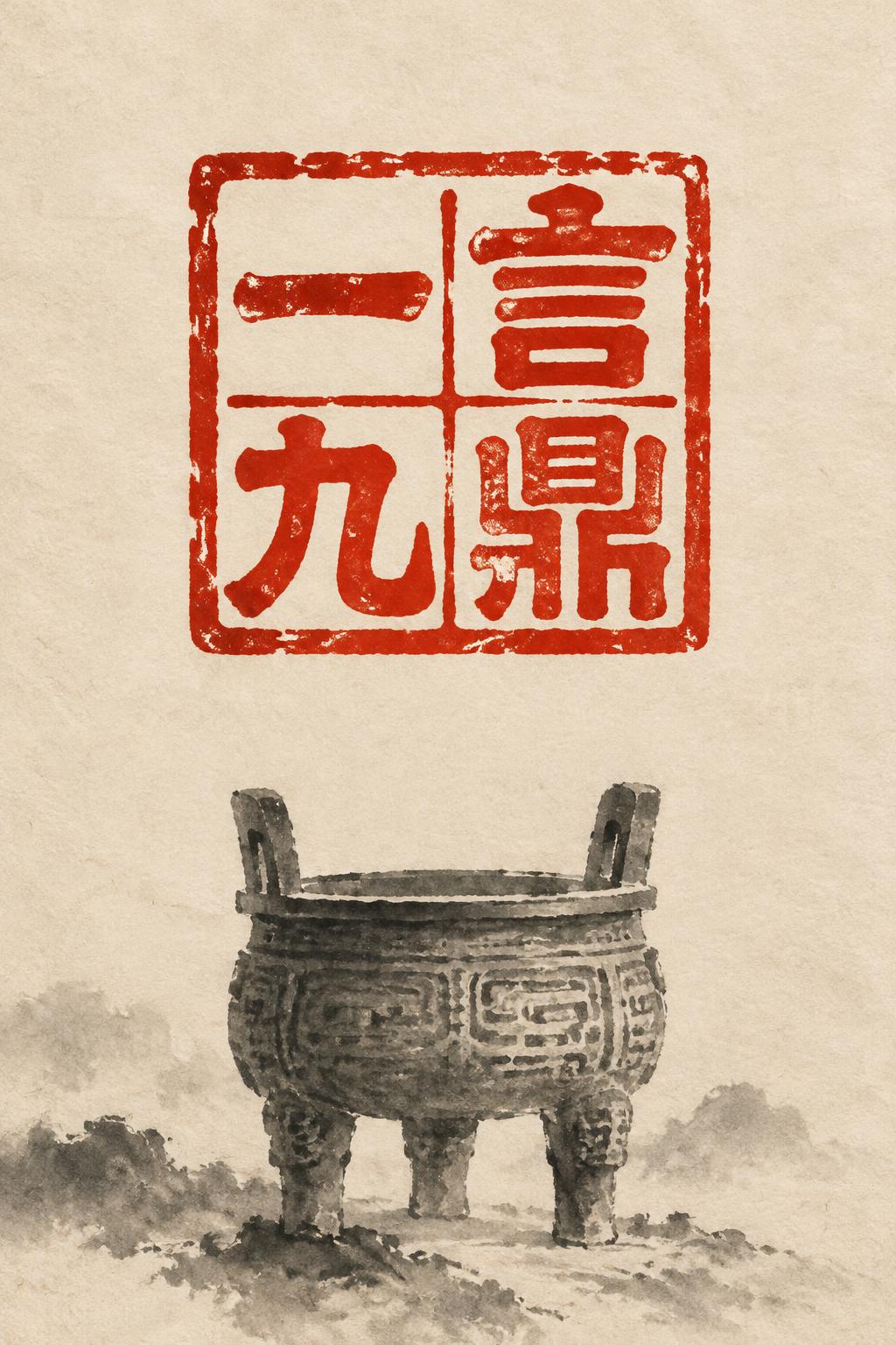 "一言九鼎" — Brush Chinese Ink | AI Text Effect Generator