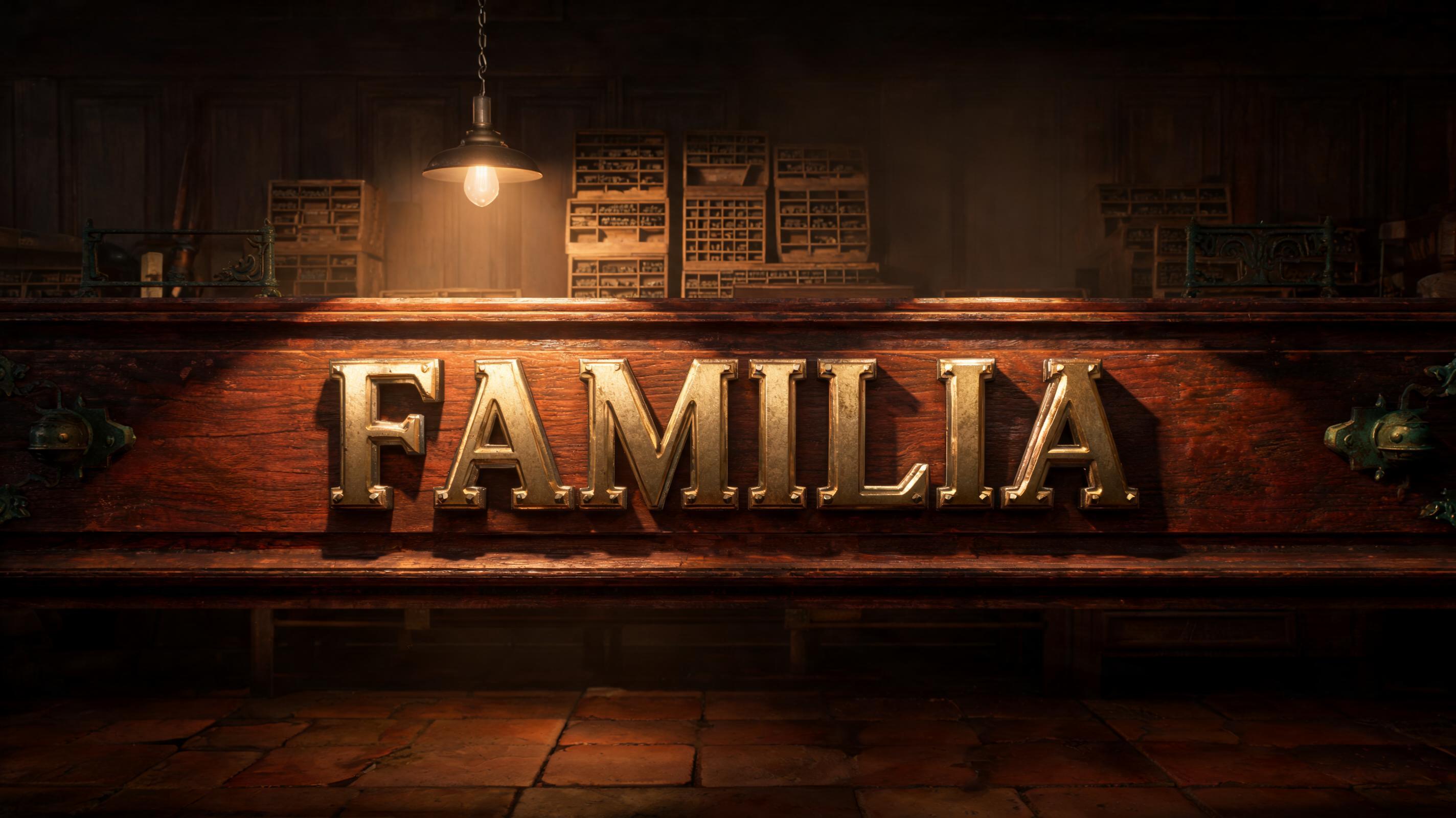 "FAMILIA" —  | AI Text Effect Generator