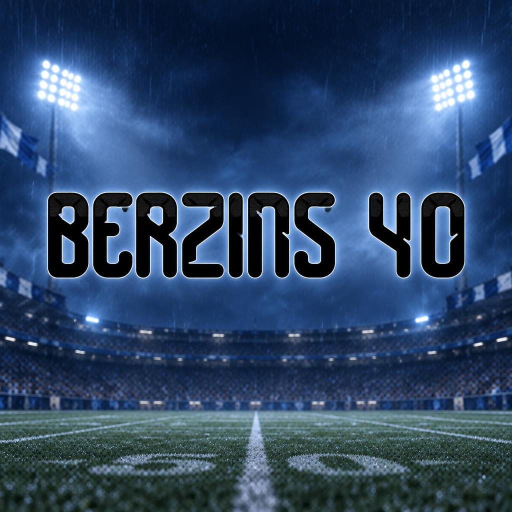 "Berzins  40" —  | AI Text Effect Generator