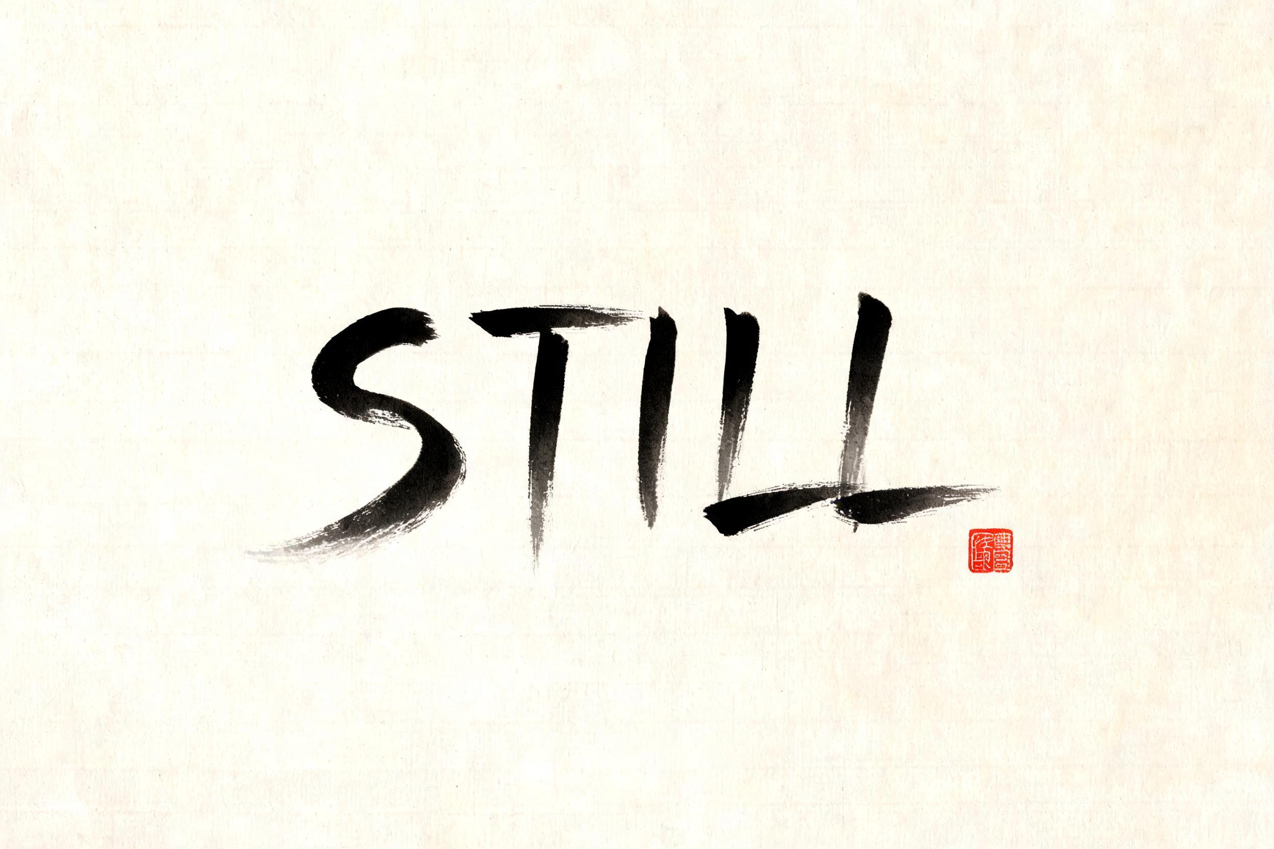 "STILL" — Brush Japanese Ink | AI Text Effect Generator