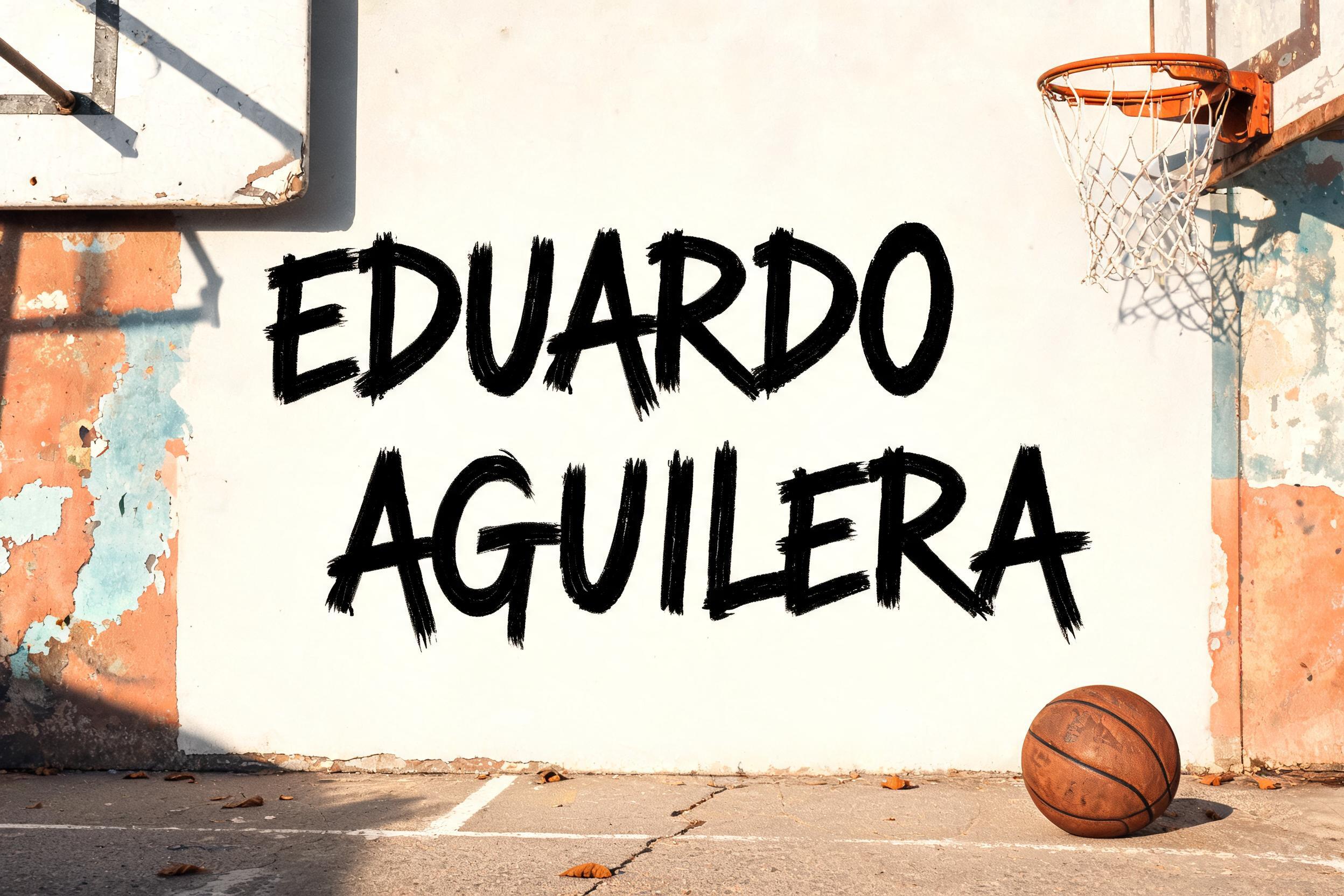 "EDUARDO AGUILERA" —  | AI Text Effect Generator