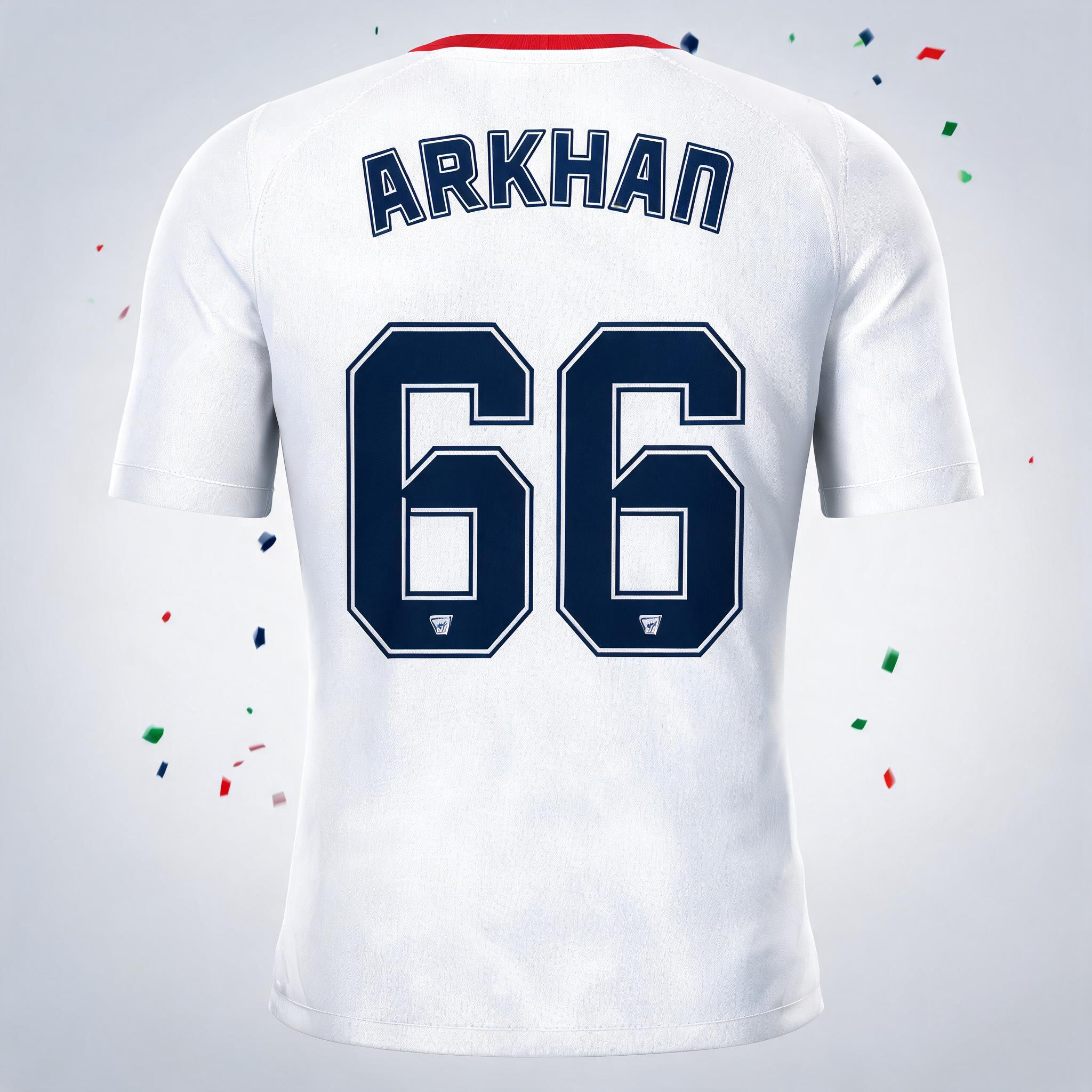 "ARKHAN
66" — Sports Football | AI Text Effect Generator