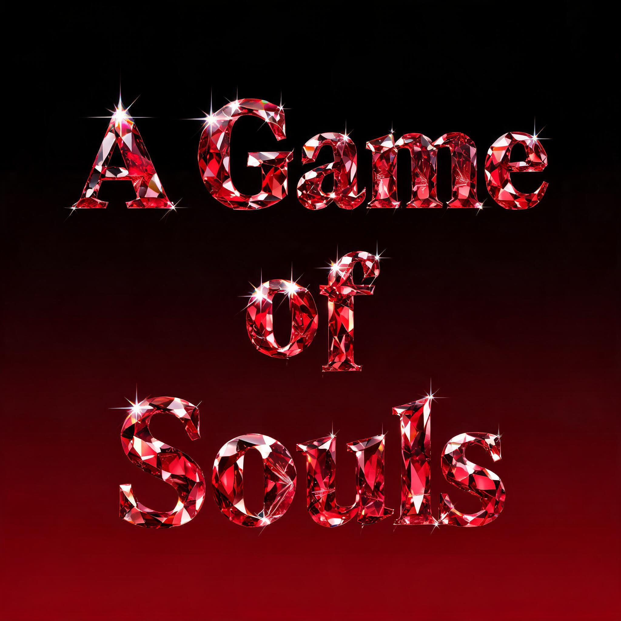 "A Game of Souls" — Glass Crystal | AI Text Effect Generator