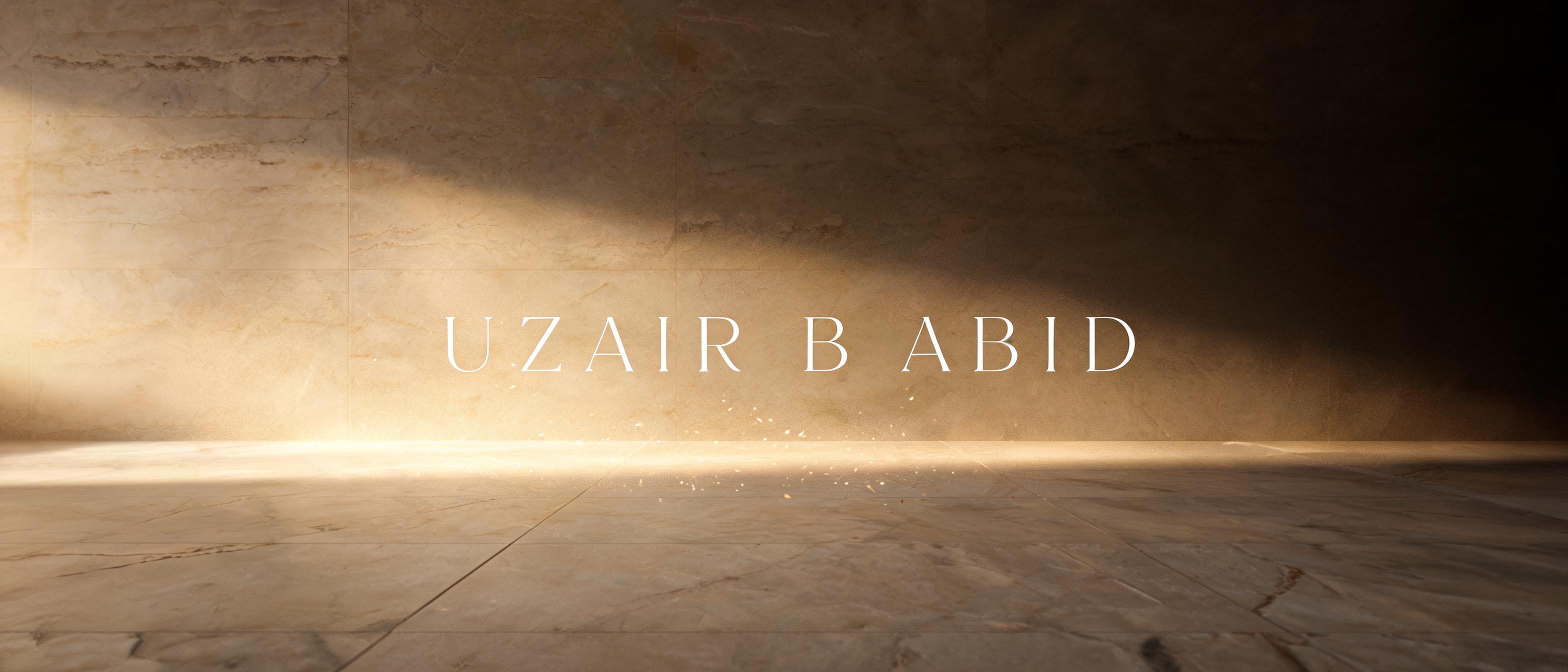 "UZAIR B ABID" —  | AI Text Effect Generator