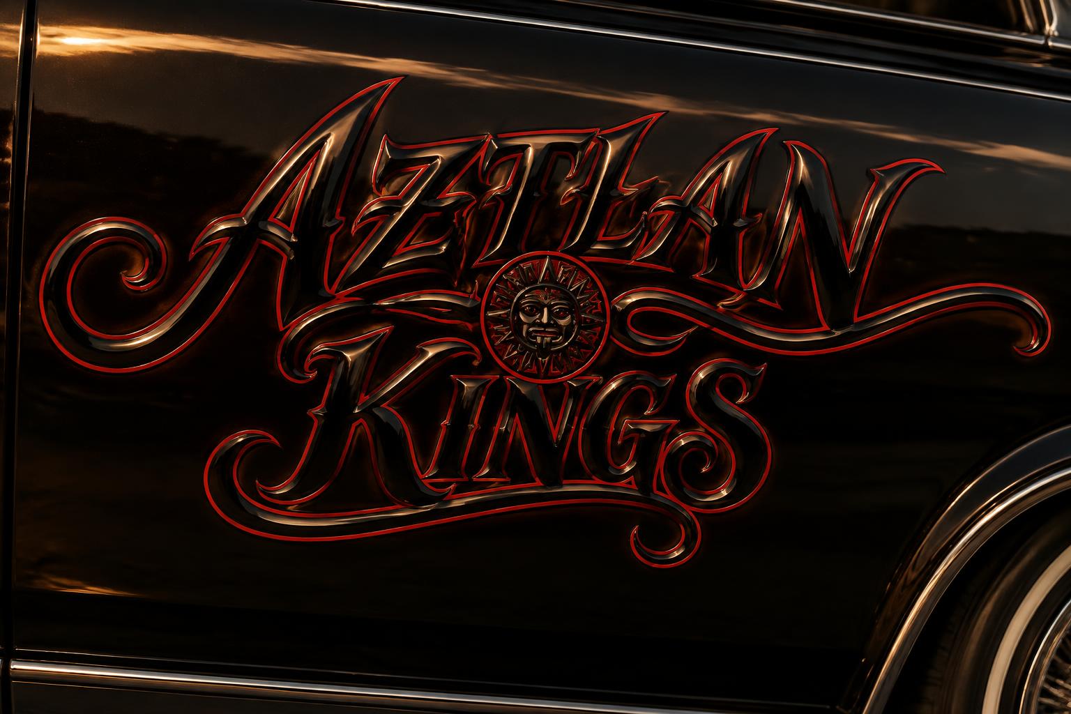 "AZTLAN
KINGS" — Chicano | AI Text Effect Generator