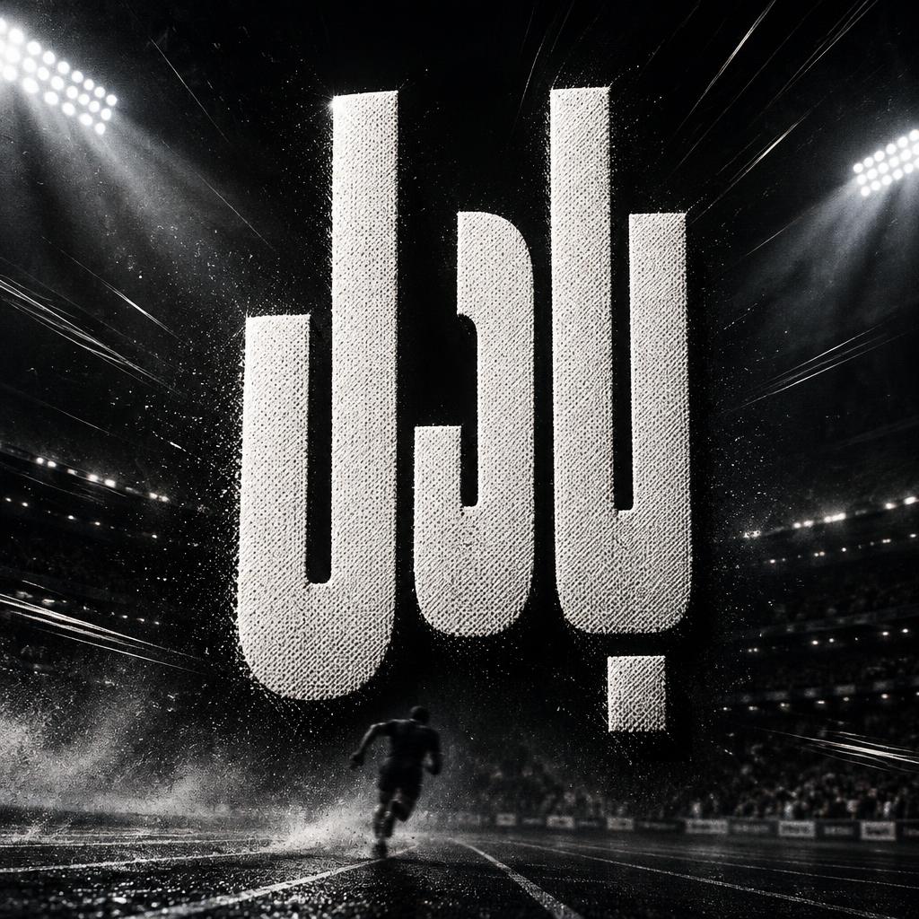 "بادل" — Sports | AI Text Effect Generator