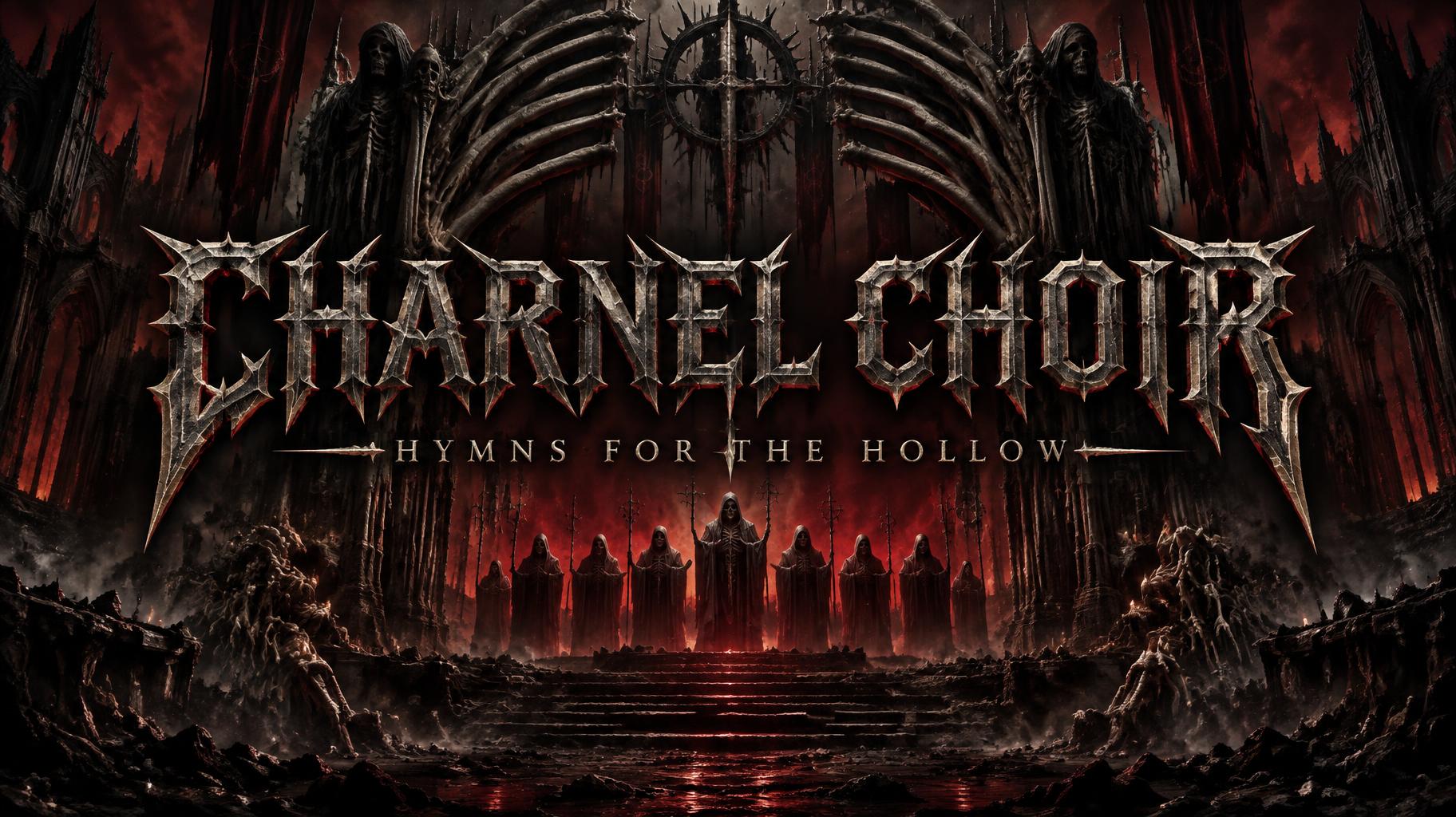 "CHARNEL CHOIR
HYMNS FOR THE HOLLOW" — Gothic | AI Text Effect Generator