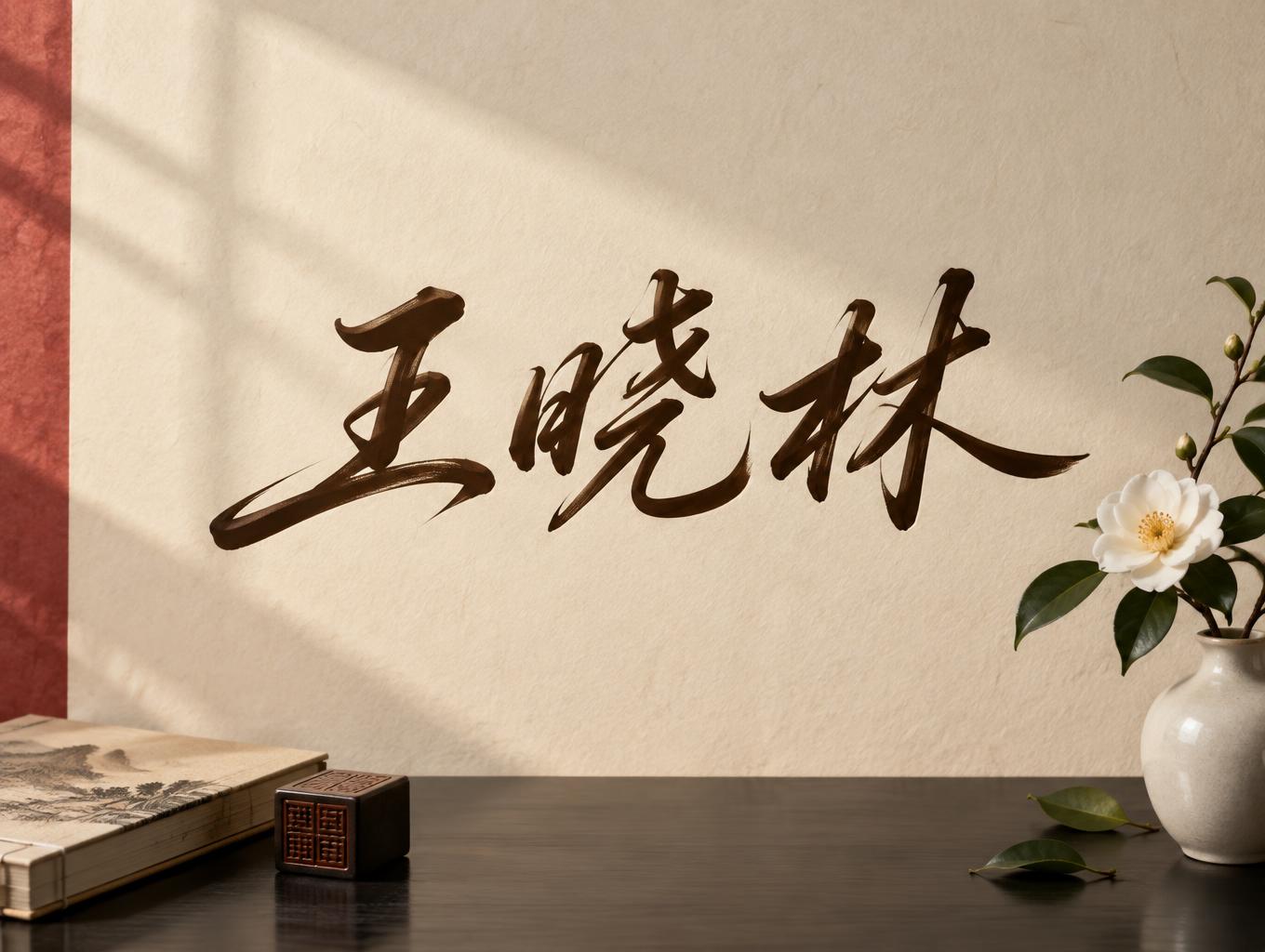 "王晓林" —  | AI Text Effect Generator