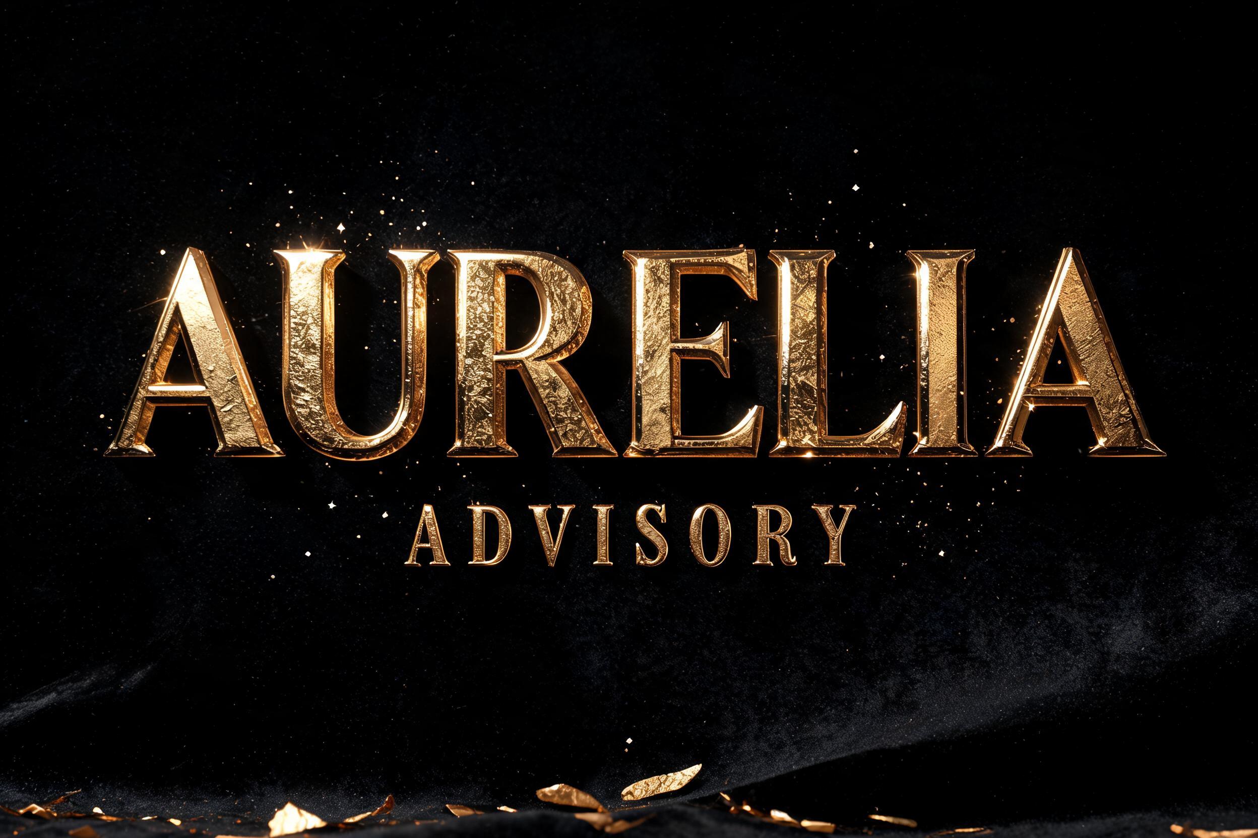 "AURELIA
ADVISORY" — Luxury Gold | AI Text Effect Generator
