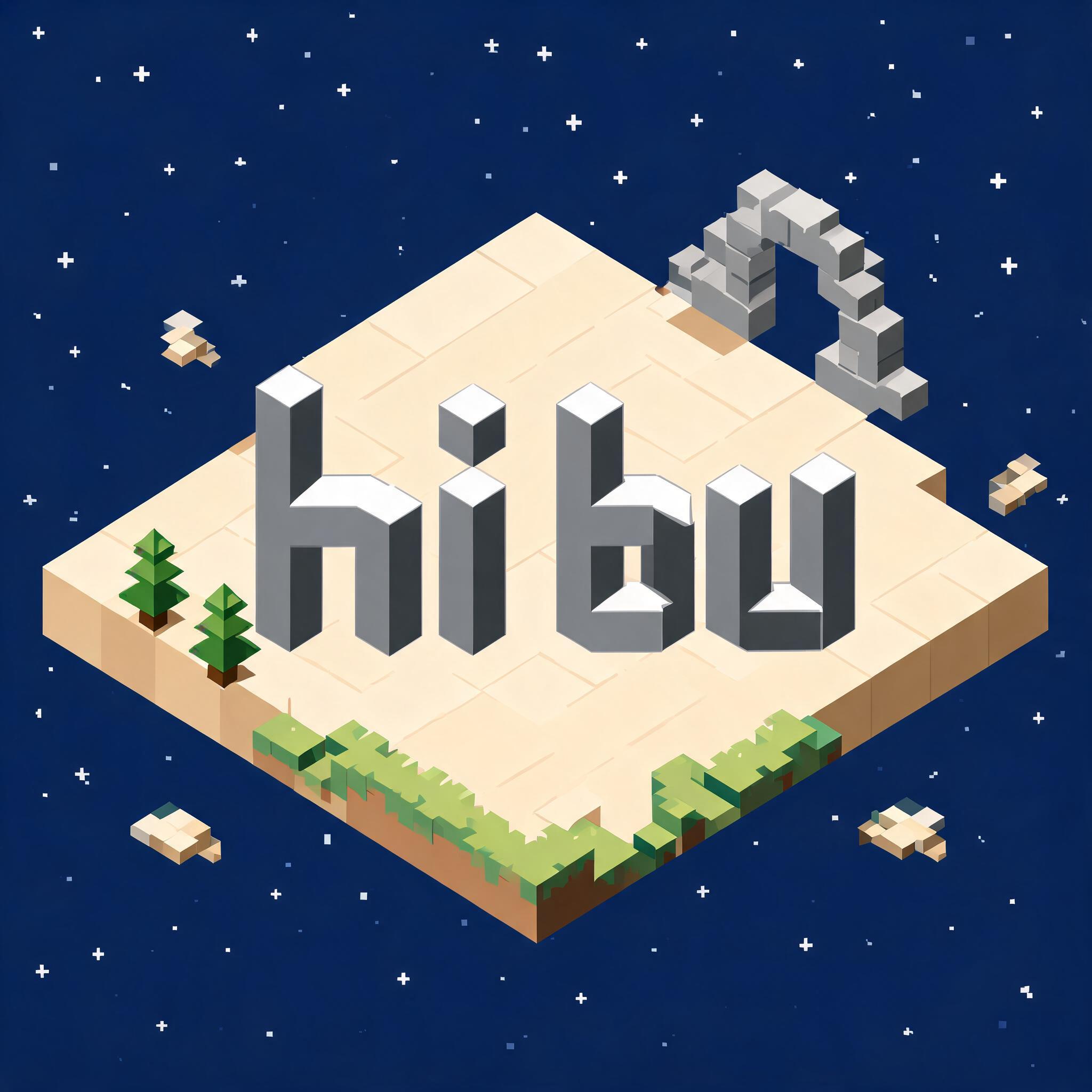"hibu" —  | AI Text Effect Generator