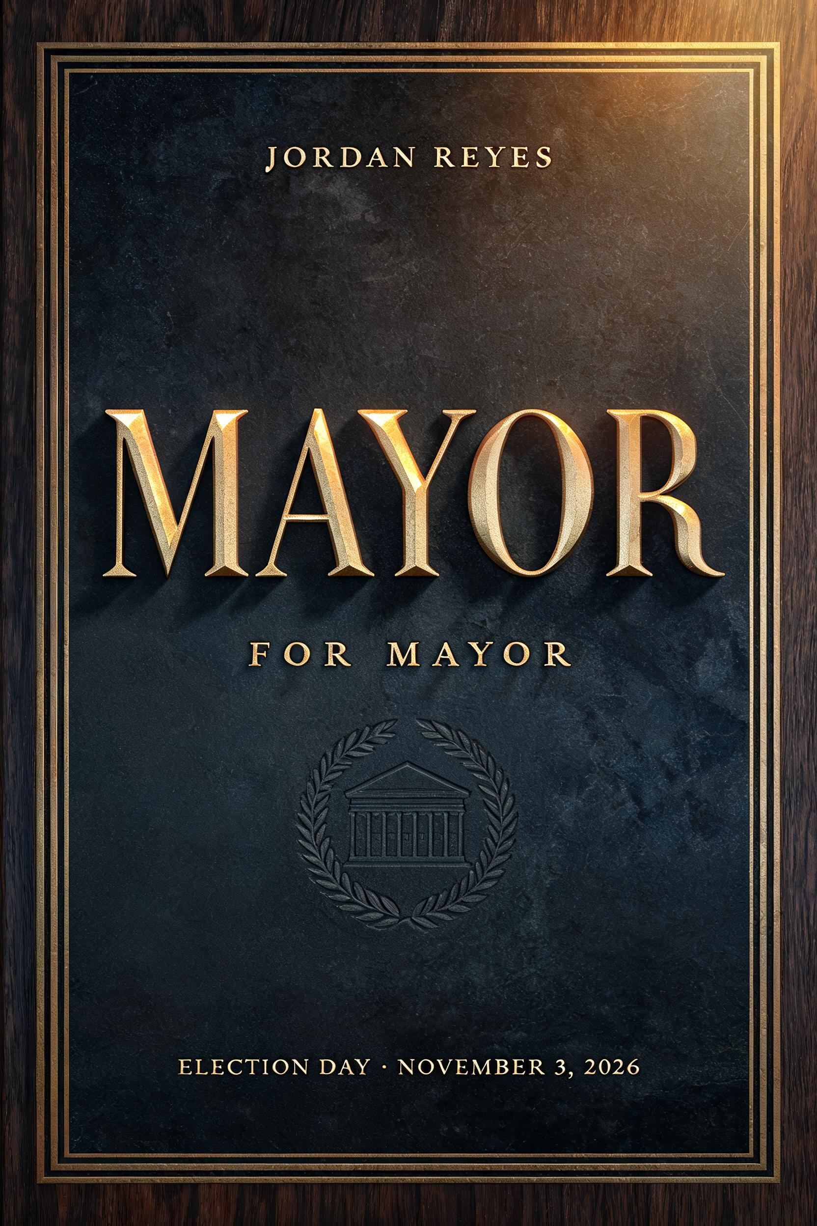 "Mayor" — Romantic Him | AI Text Effect Generator