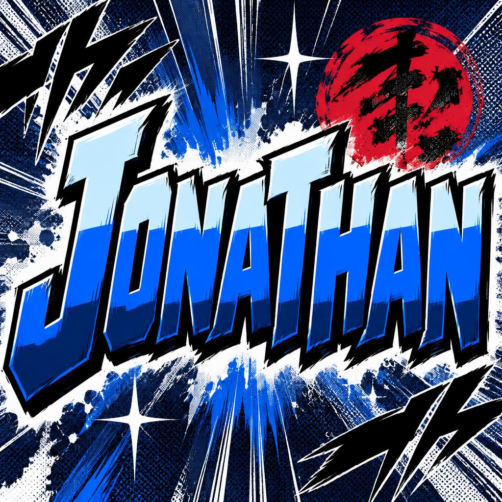 "Jonathan" — Anime | AI Text Effect Generator