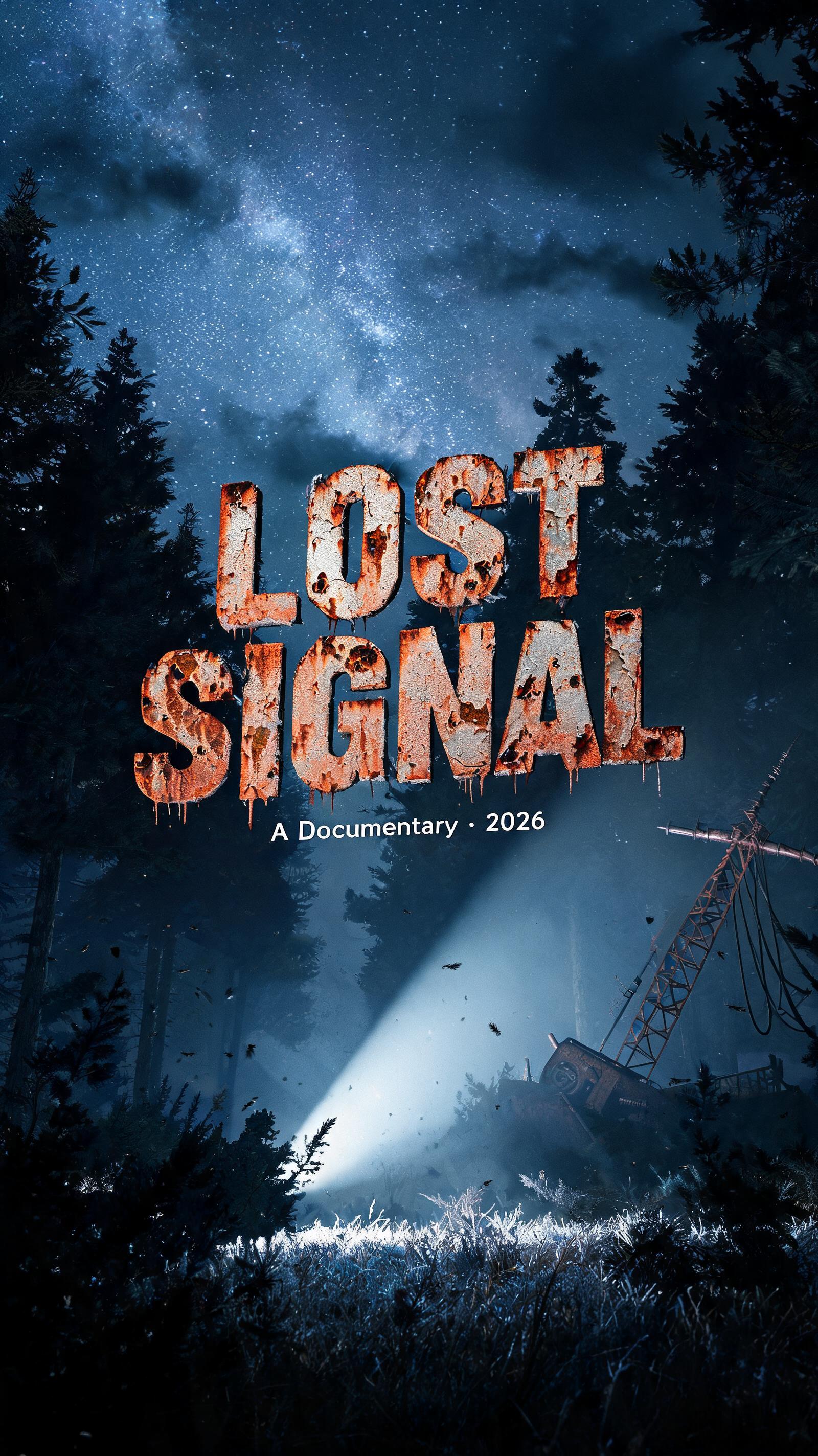 "LOST SIGNAL
A Documentary · 2026" — Cinematic Horror | AI Text Effect Generator