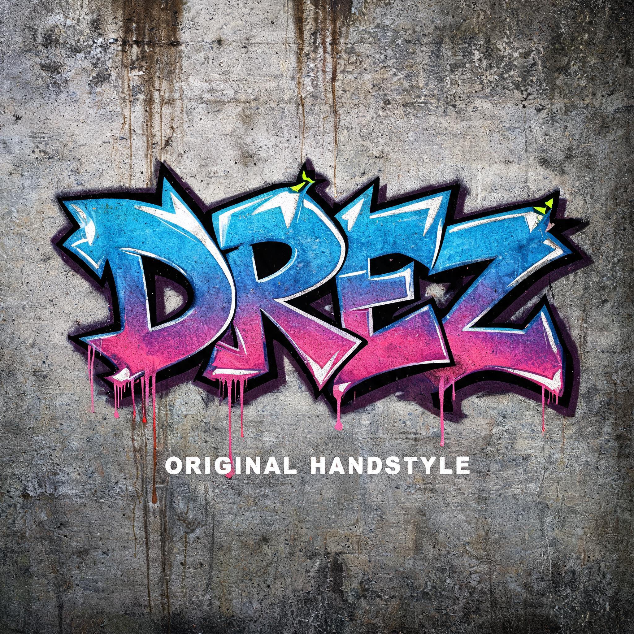 "DREZ
ORIGINAL HANDSTYLE" — Graffiti | AI Text Effect Generator