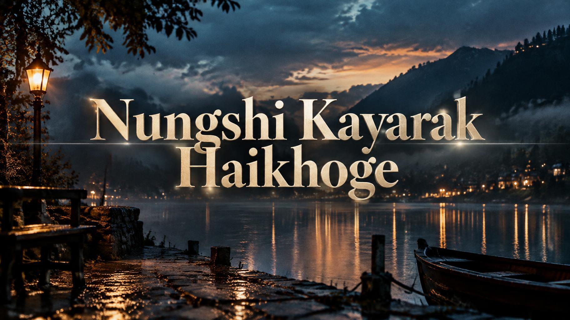 "Nungshi Kayarak Haikhoge" — Cinematic Netflix | AI Text Effect Generator
