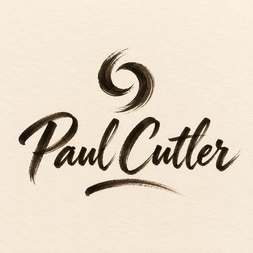 "Paul Cutler" — Brush Stroke | AI Text Effect Generator