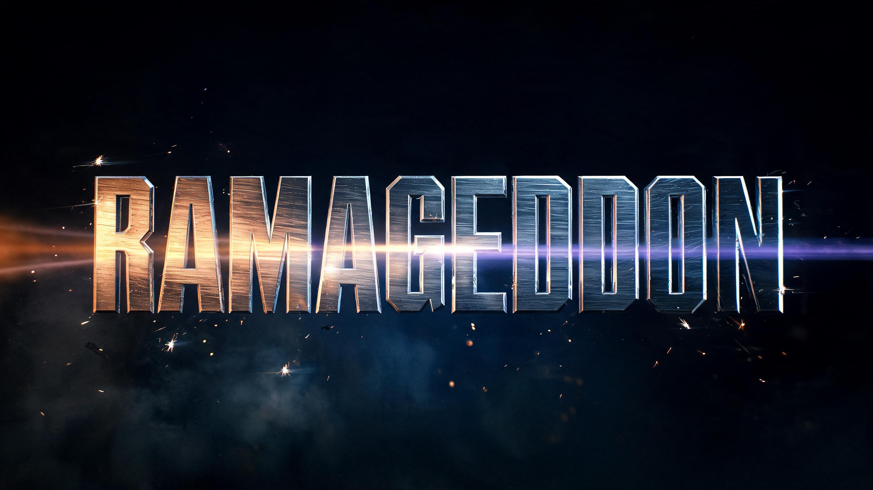 "RAMAGEDDON" — Cinematic Action | AI Text Effect Generator