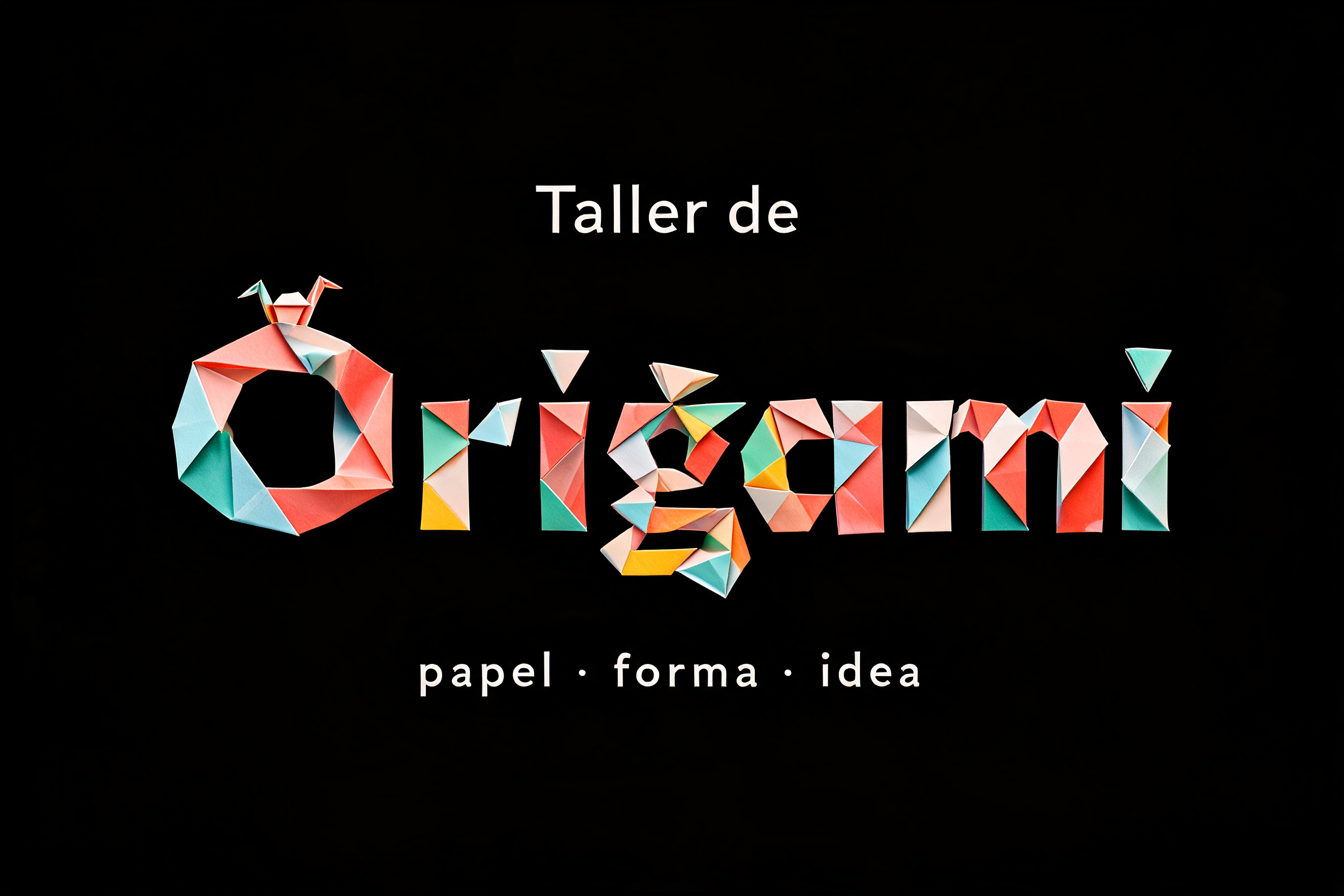 Taller de Origami
PAPEL · FORMA · IDEA