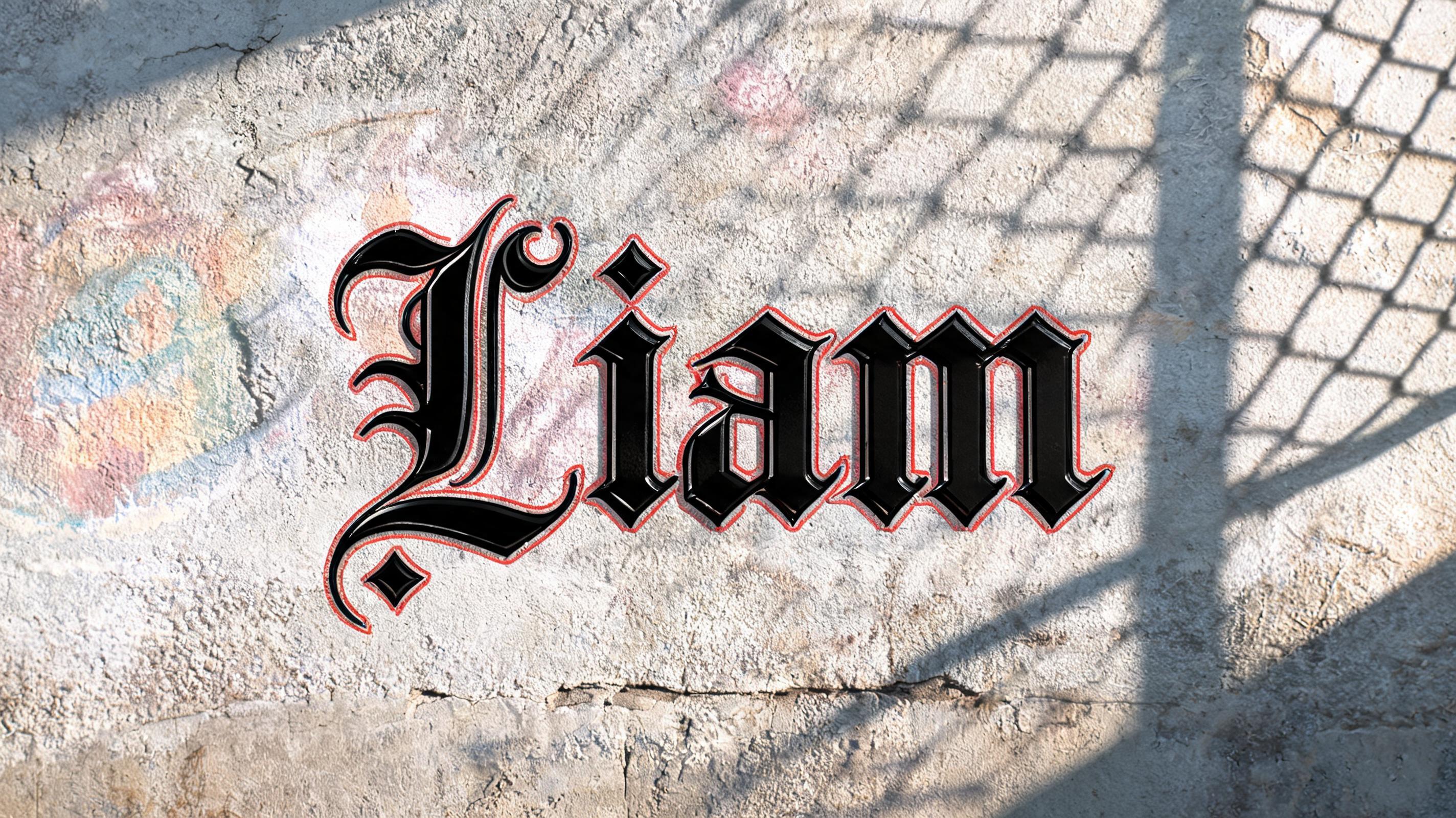 "Liam" — Chicano | AI Text Effect Generator