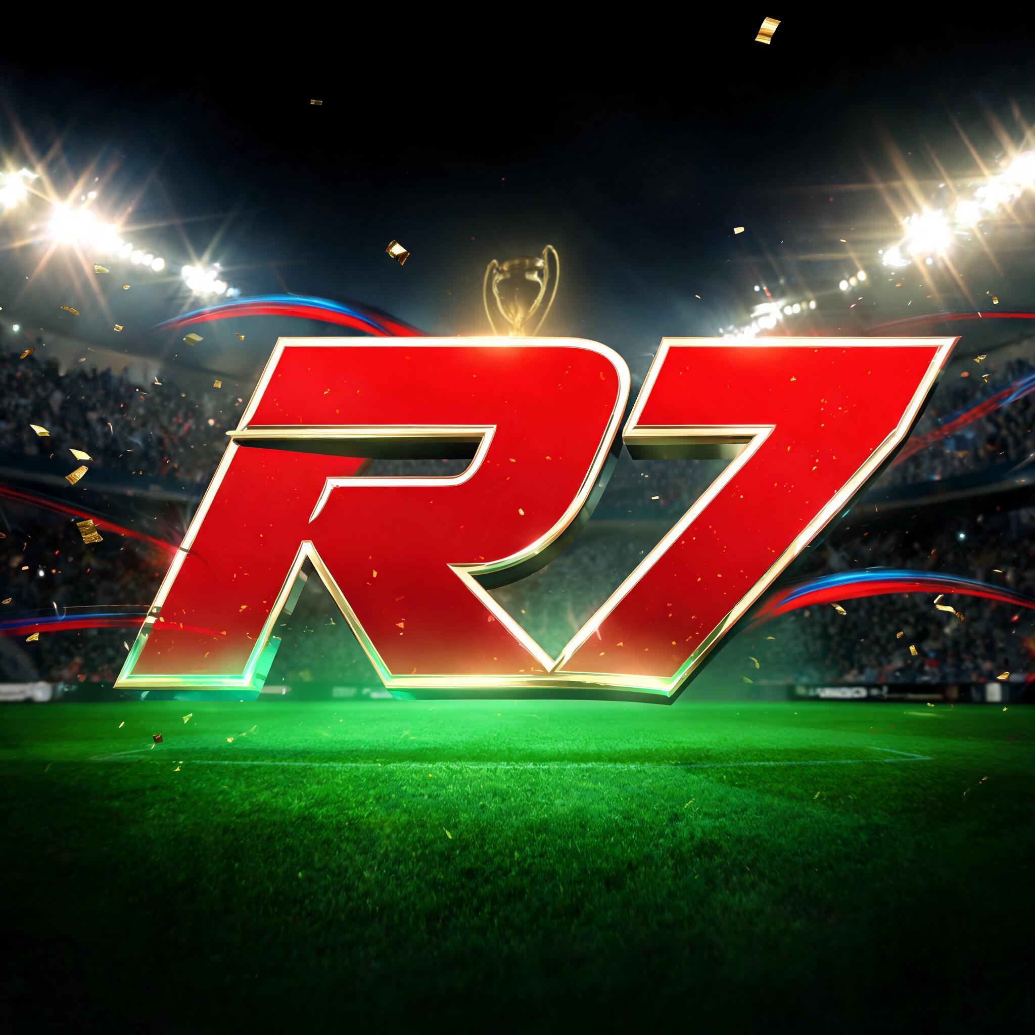 "R7" — Sports Football | AI Text Effect Generator