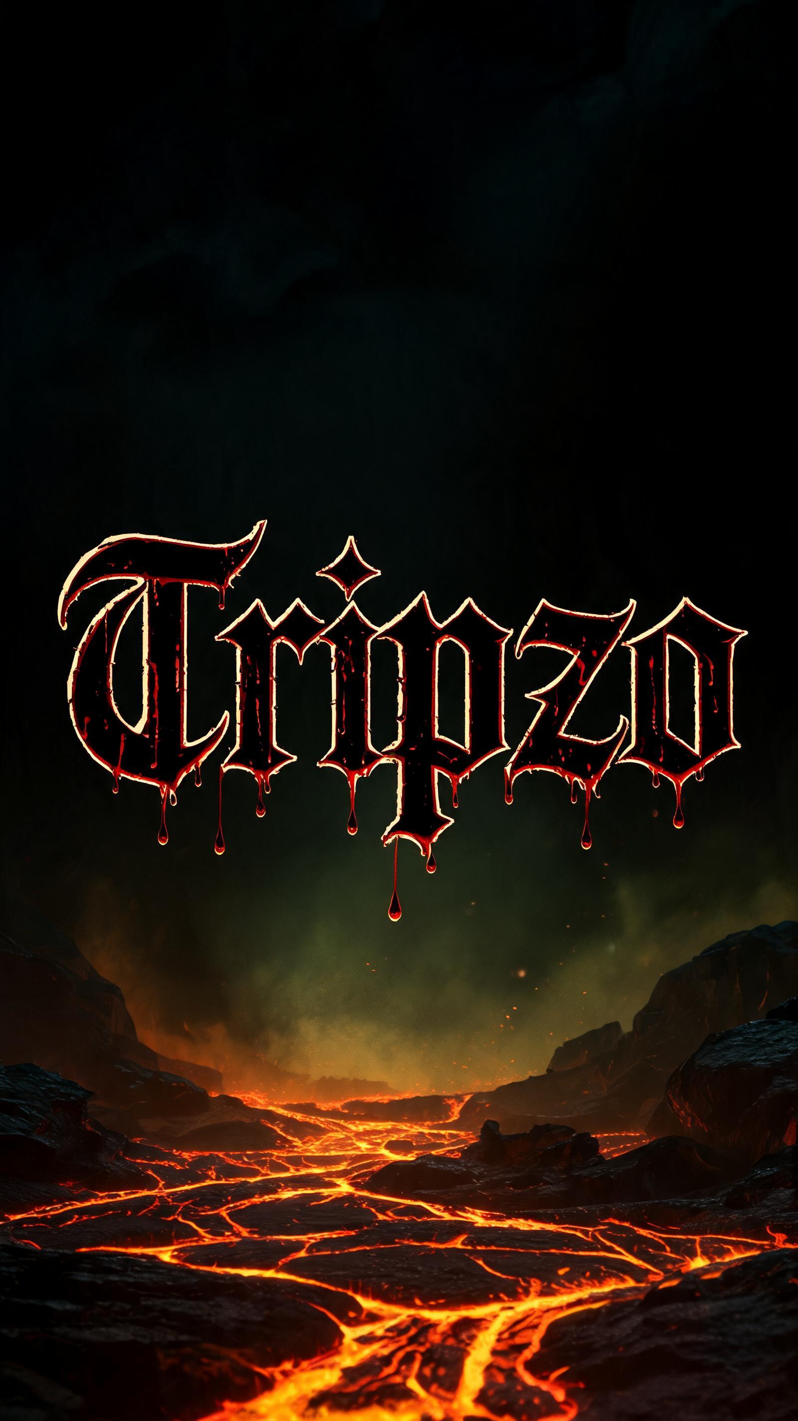 "Tripzo" — Horror | AI Text Effect Generator