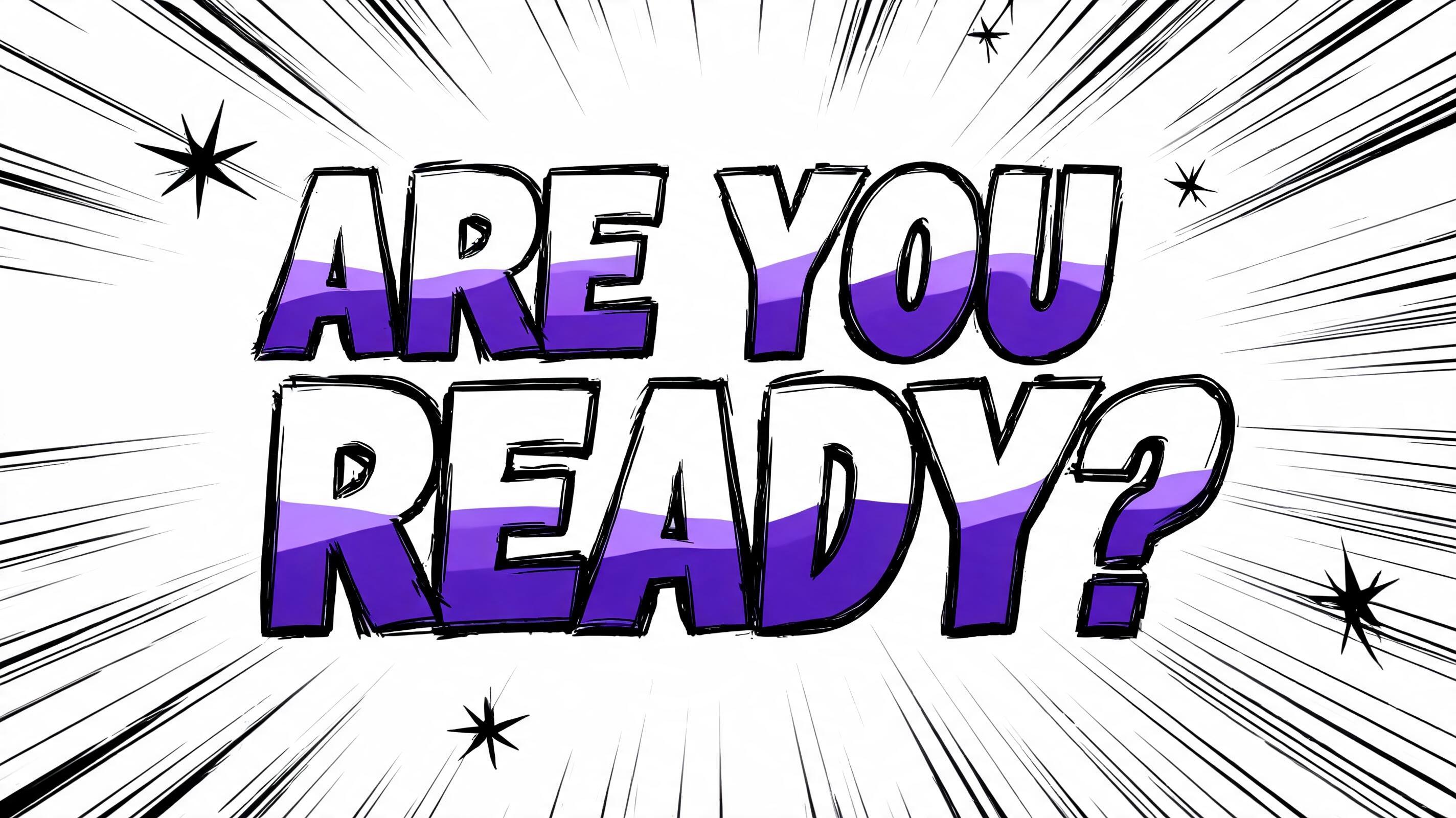 "ARE YOU READY?" — Anime | AI Text Effect Generator