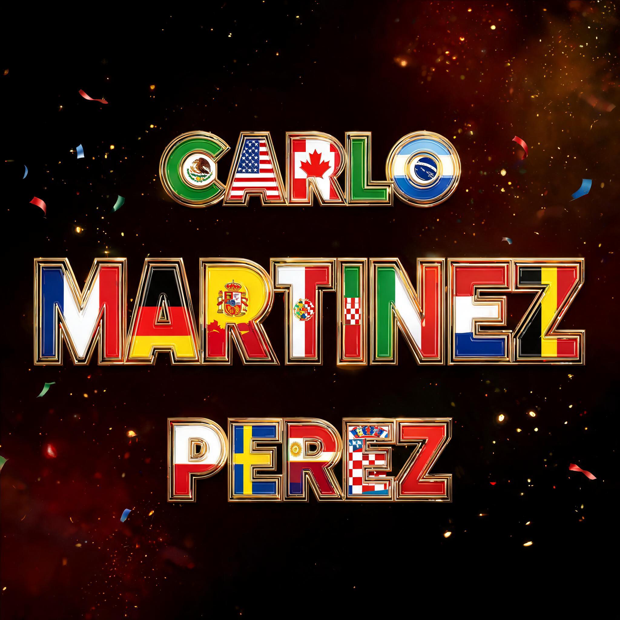 "CARLO MARTINEZ PEREZ" — Sports Football | AI Text Effect Generator