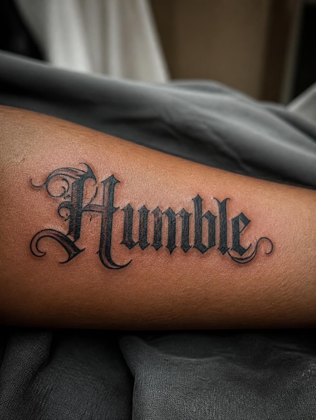 "Humble" — Tattoo | AI Text Effect Generator