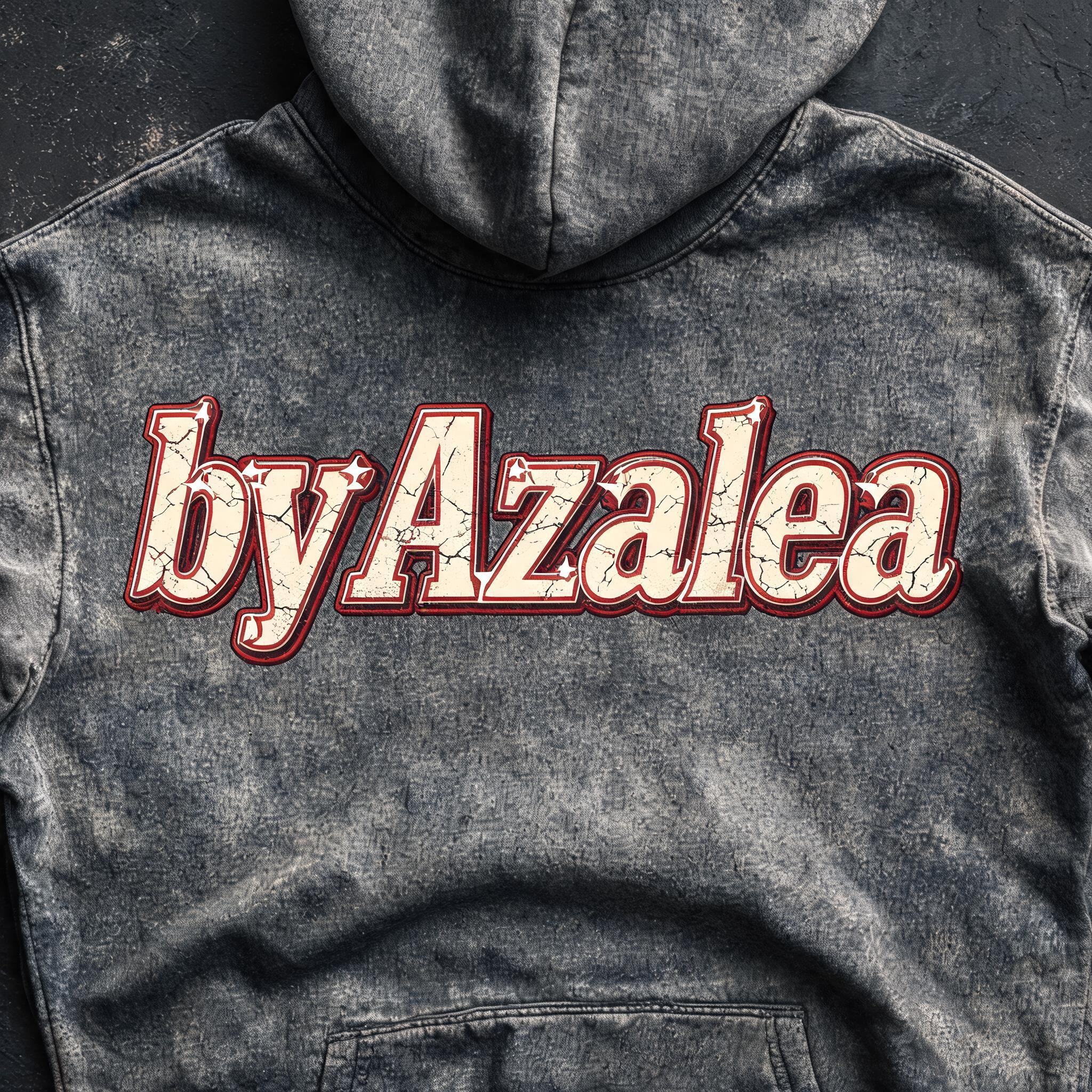 "byAzalea" — Vintage | AI Text Effect Generator