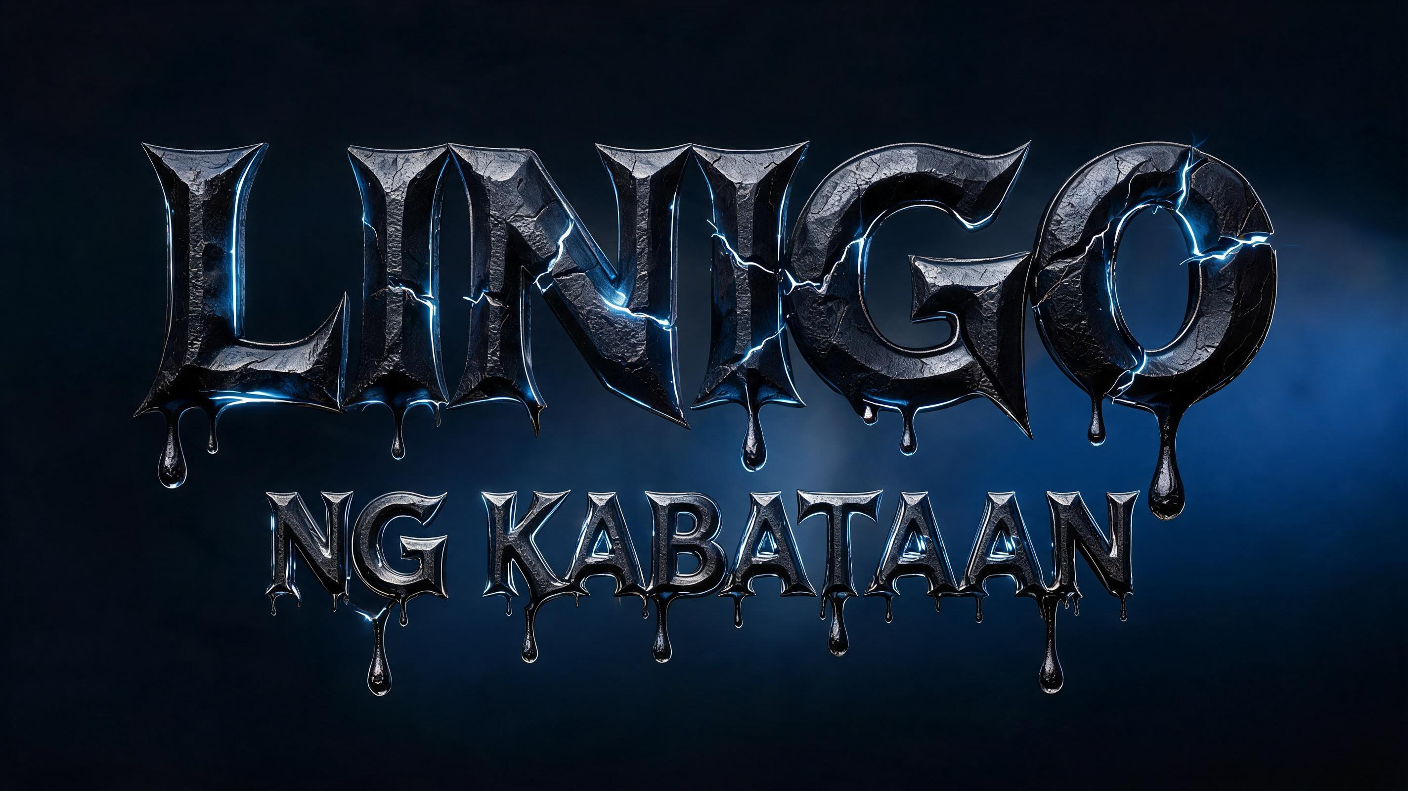"LINGGO NG KABATAAN
" — Metallic | AI Text Effect Generator