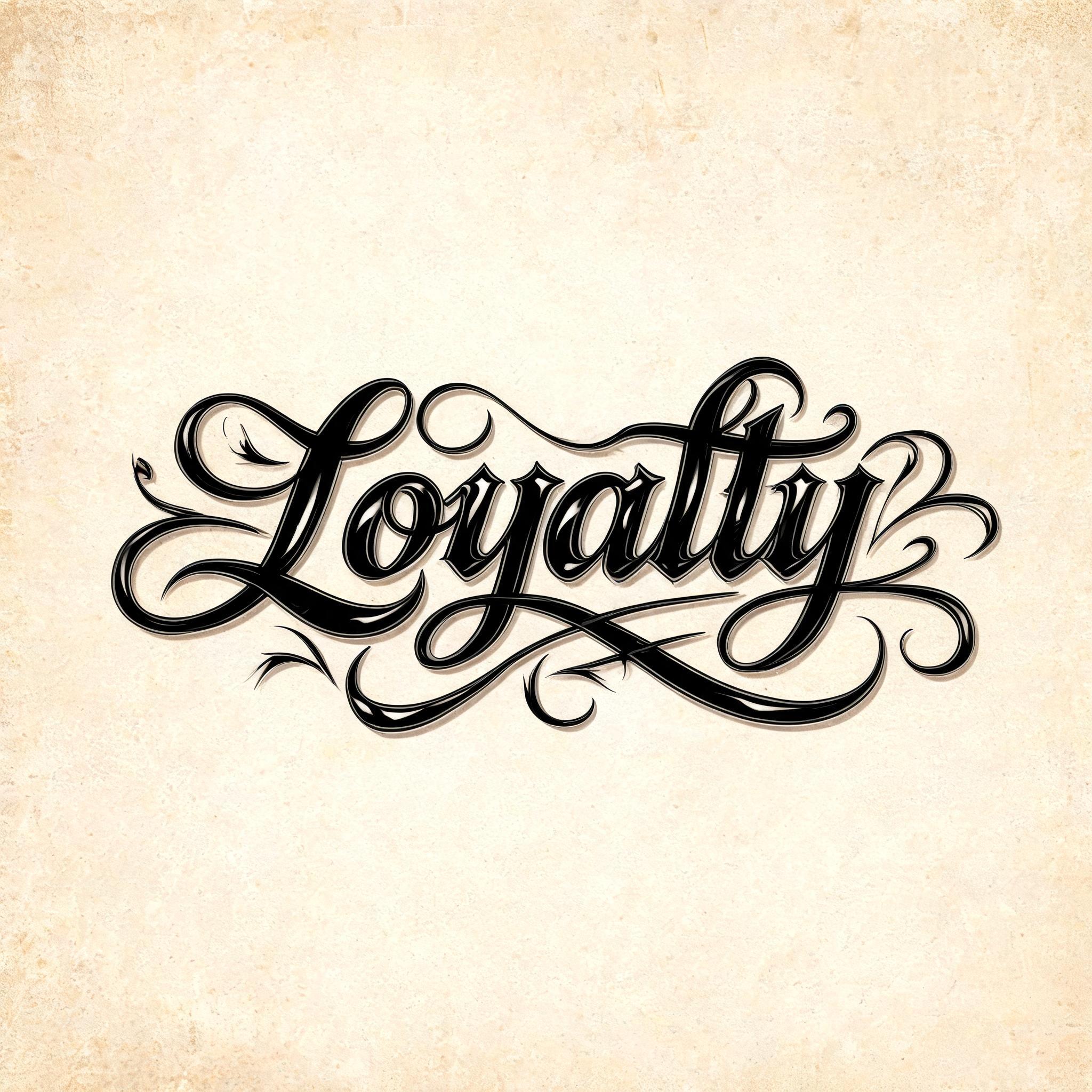 "Loyalty" — Chicano | AI Text Effect Generator