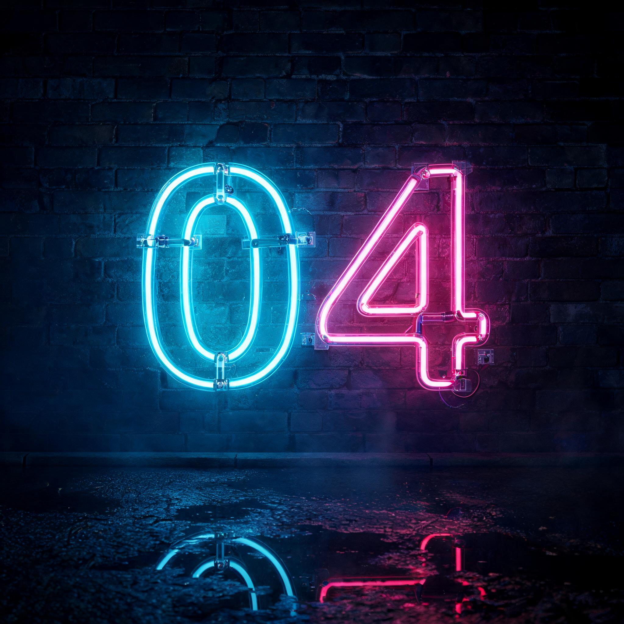 "04" — Neon Glow | AI Text Effect Generator
