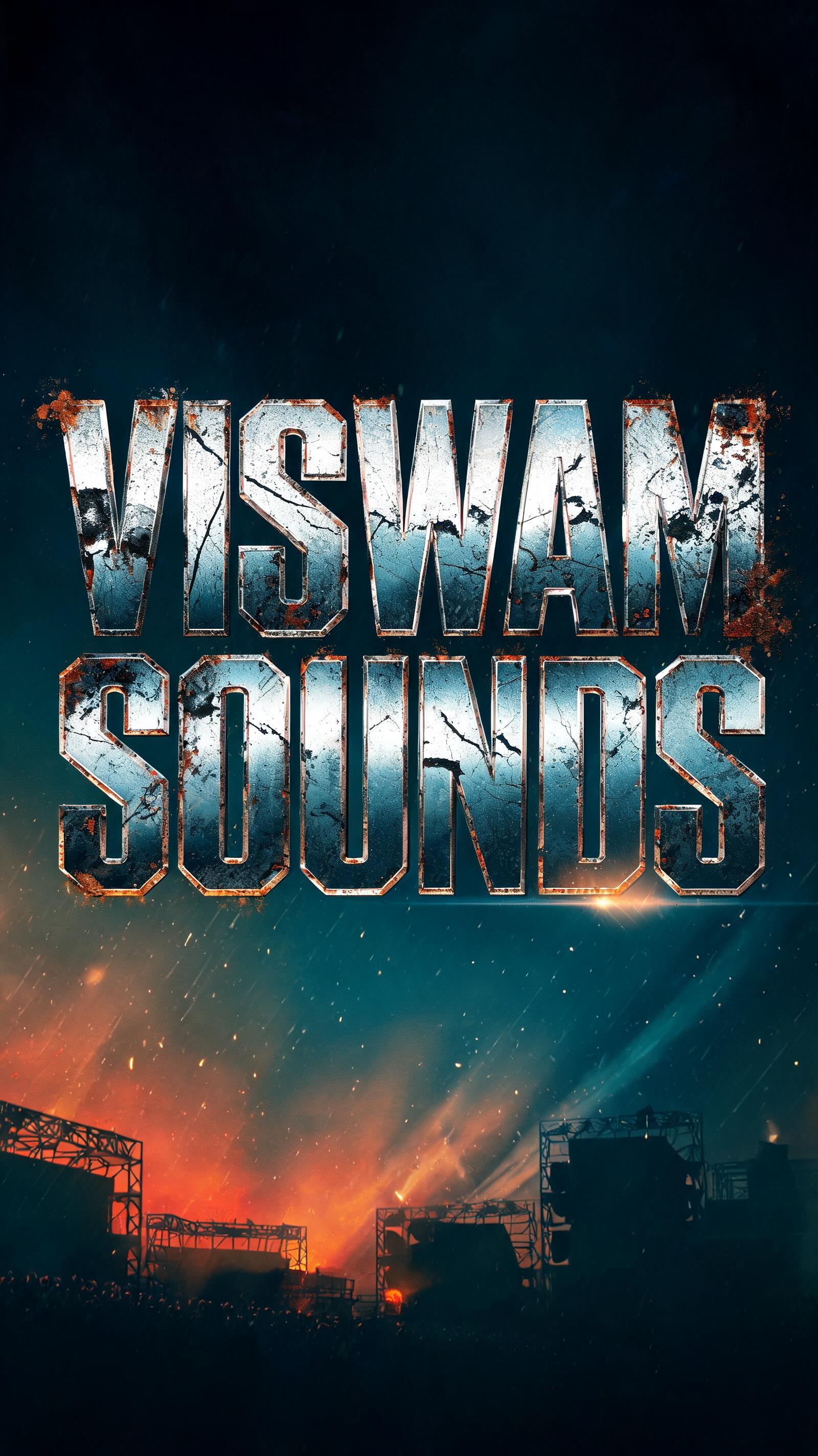 "VISWAM SOUNDS " — Cinematic | AI Text Effect Generator