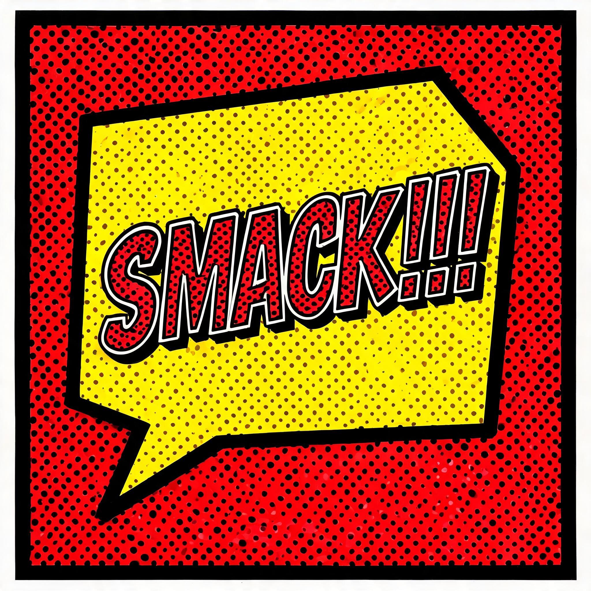 "SMACK!!!" — Pop Art | AI Text Effect Generator