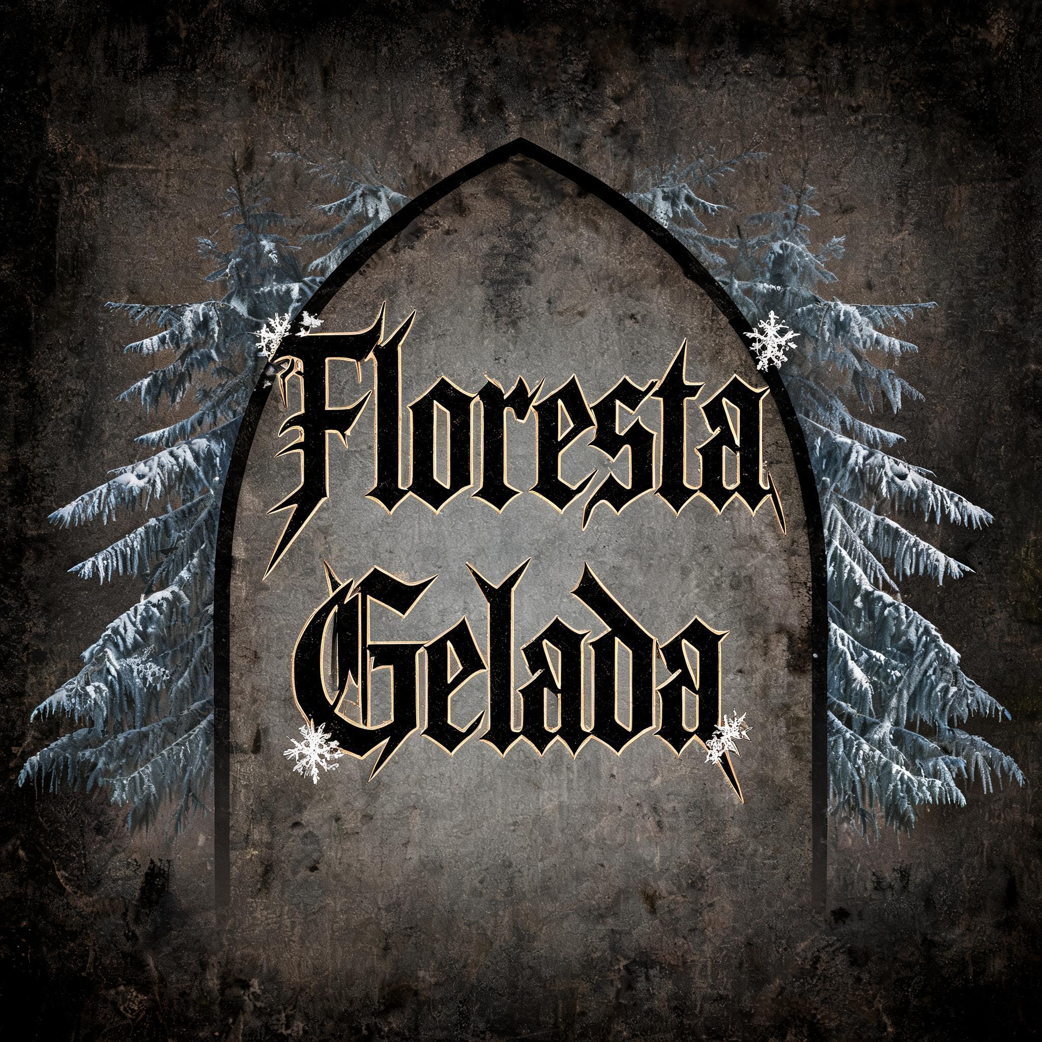 "Floresta
Gelada" — Gothic Font text effect