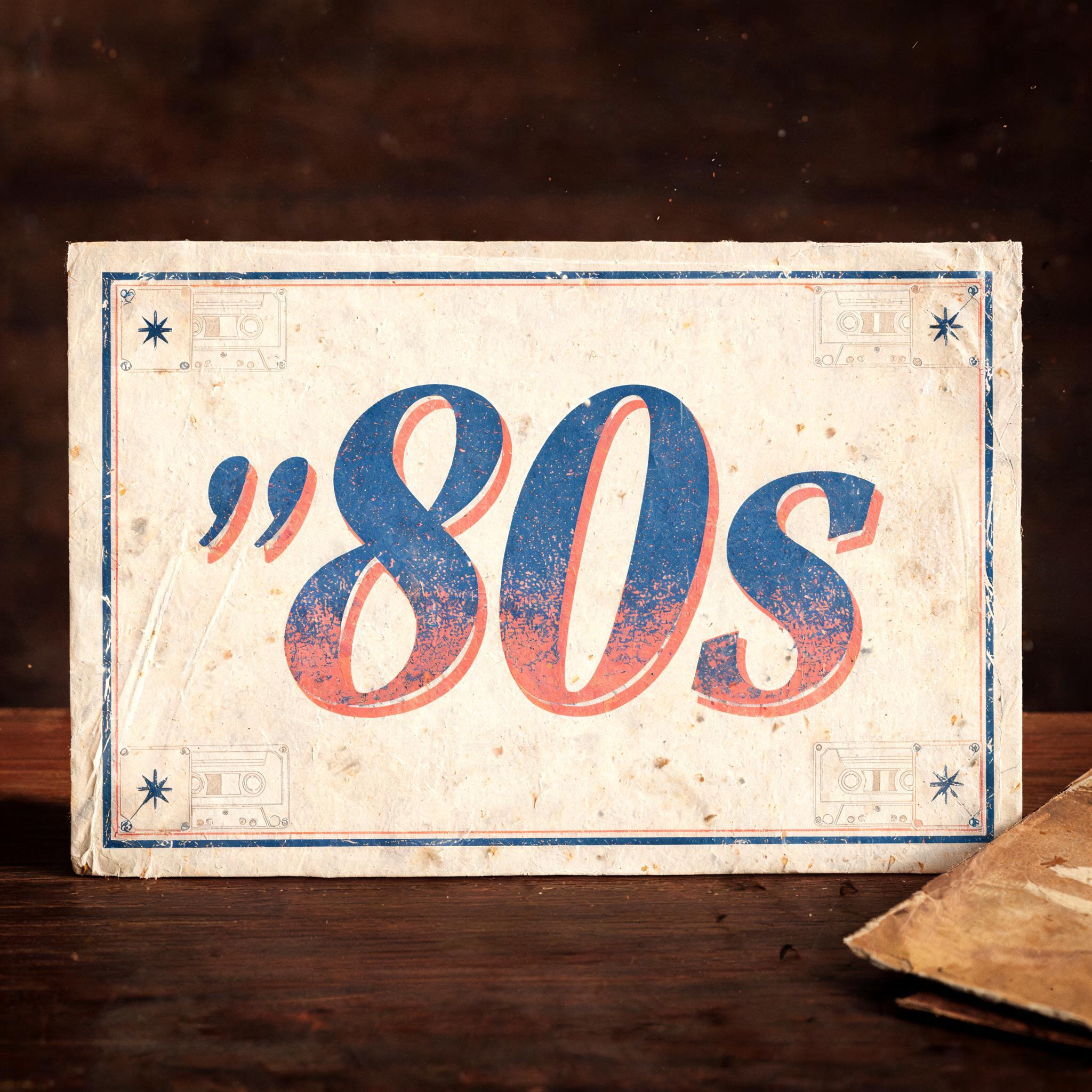 "'80s" — Vintage | AI Text Effect Generator