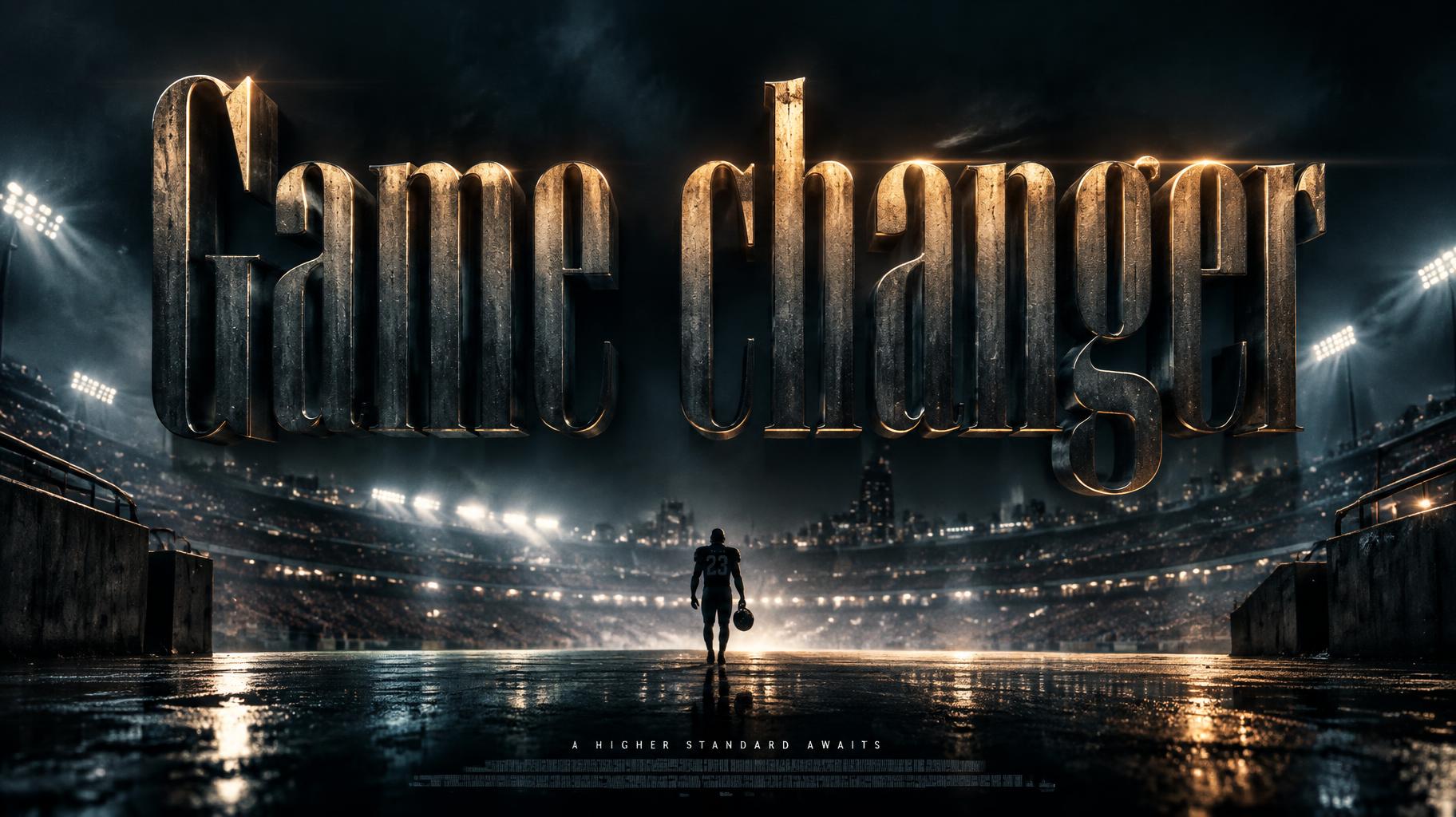 "Game changer" — Cinematic | AI Text Effect Generator